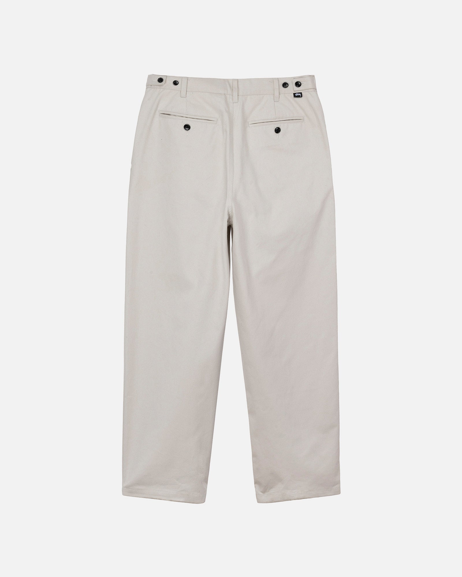 TWILL VOLUME PLEATED TROUSER