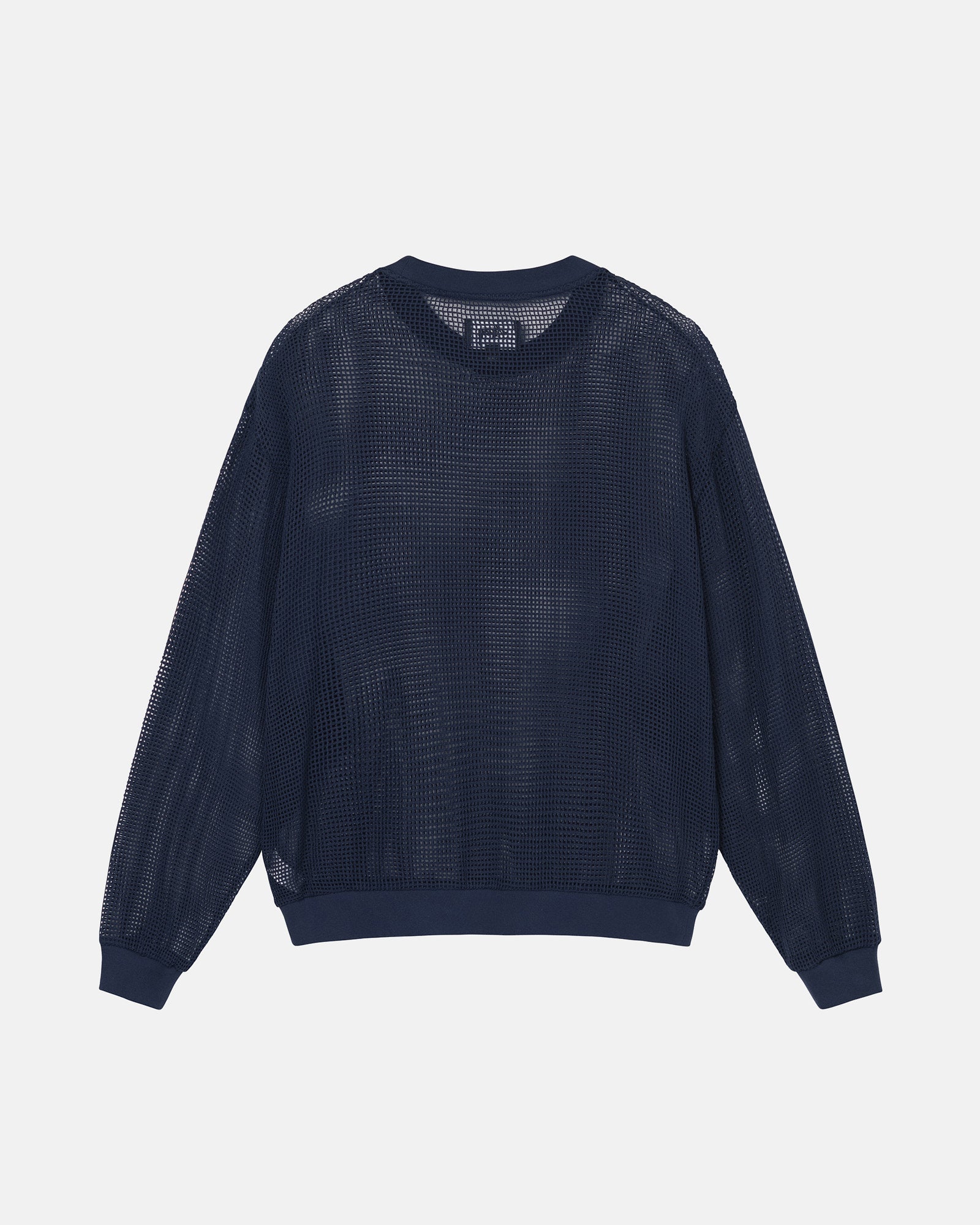 COTTON MESH LS CREW