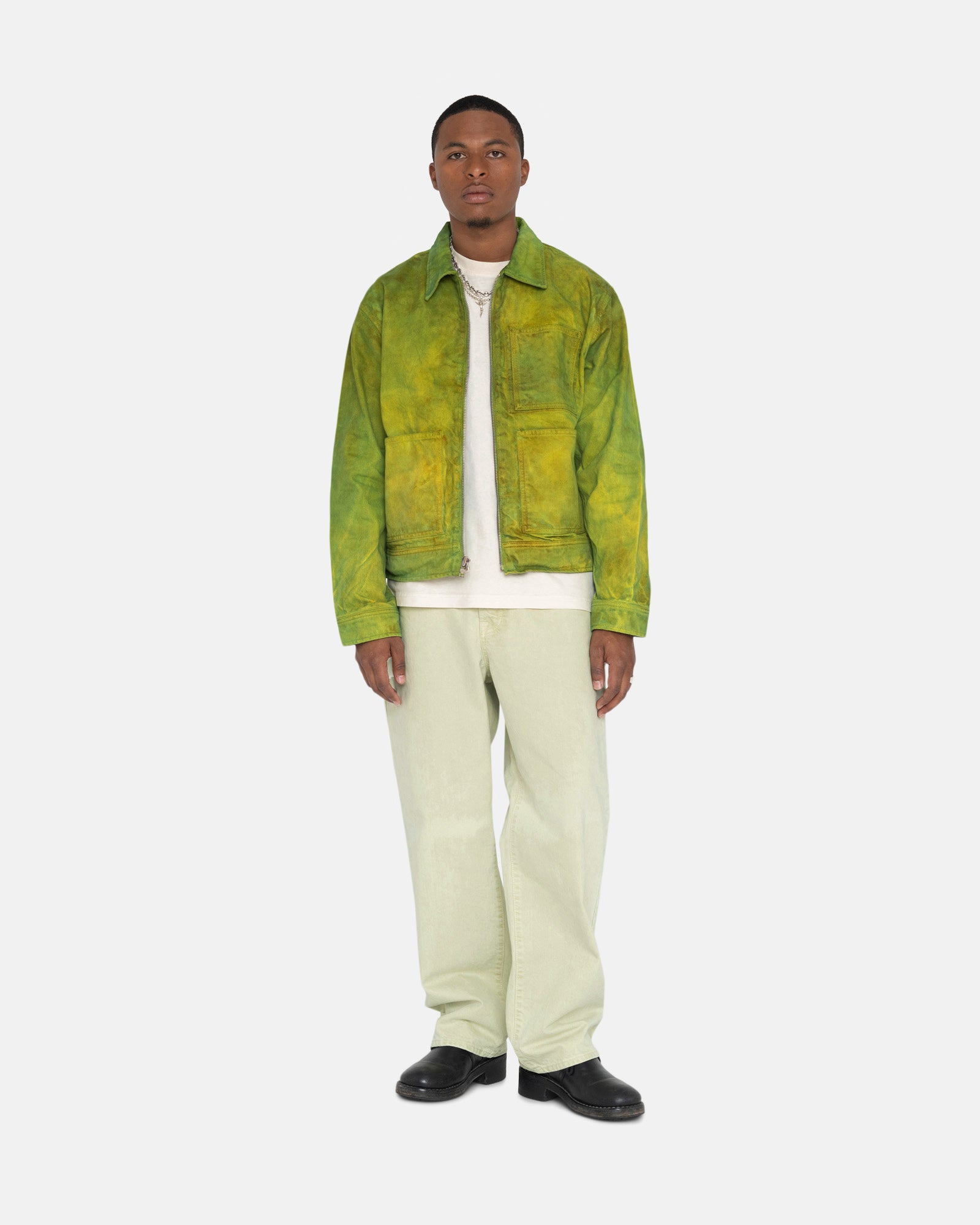 WONDERLAND HAND-DYED WORK JACKET