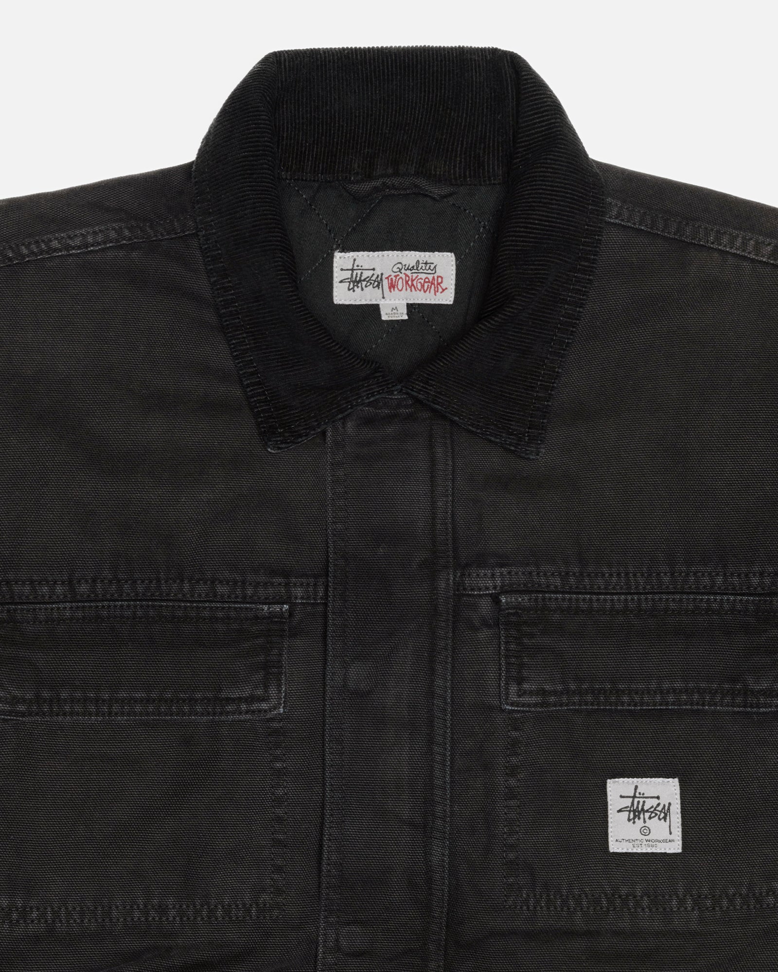 WASHED CANVAS SHOP JACKET
