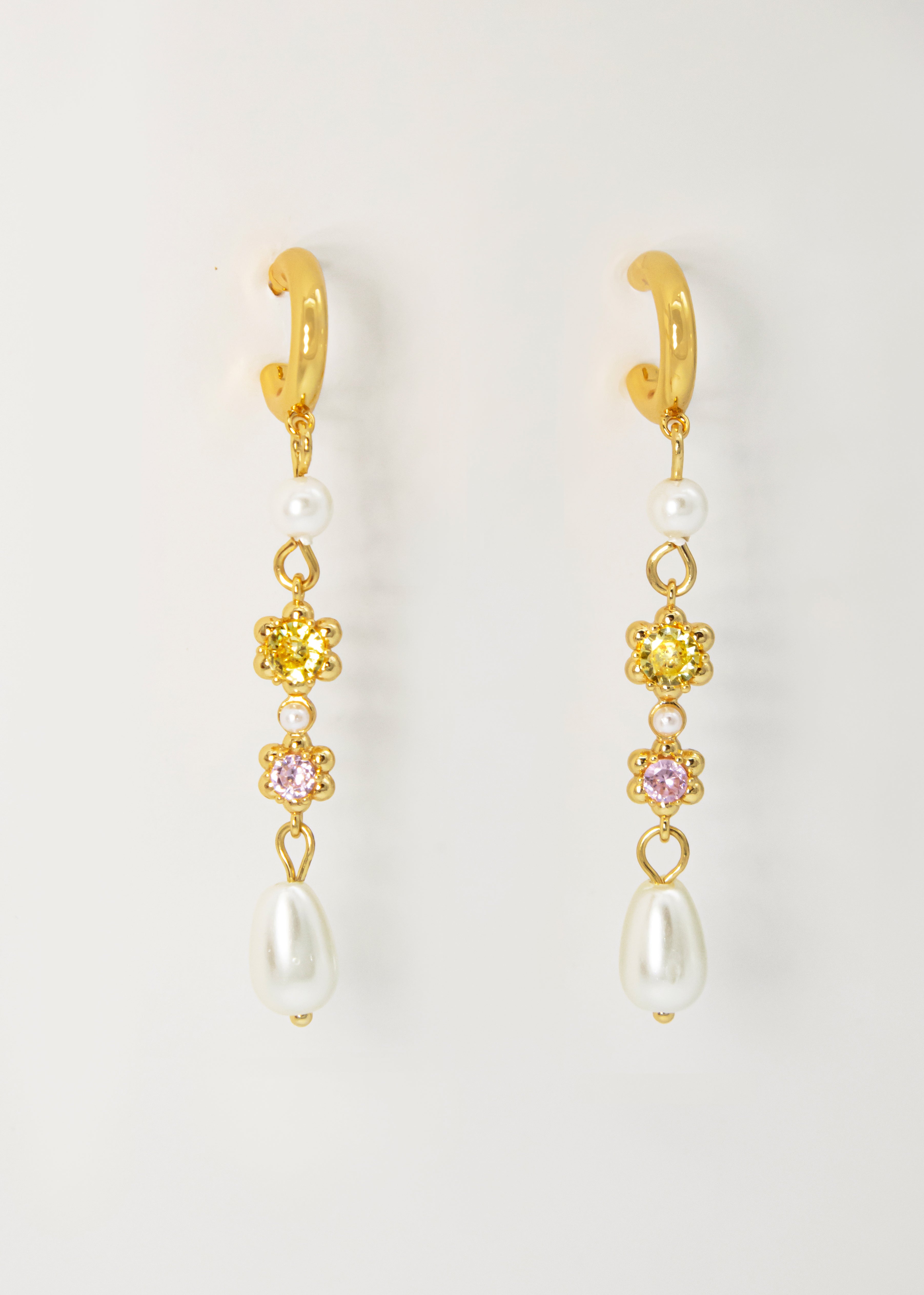 Floral Drop Earrings