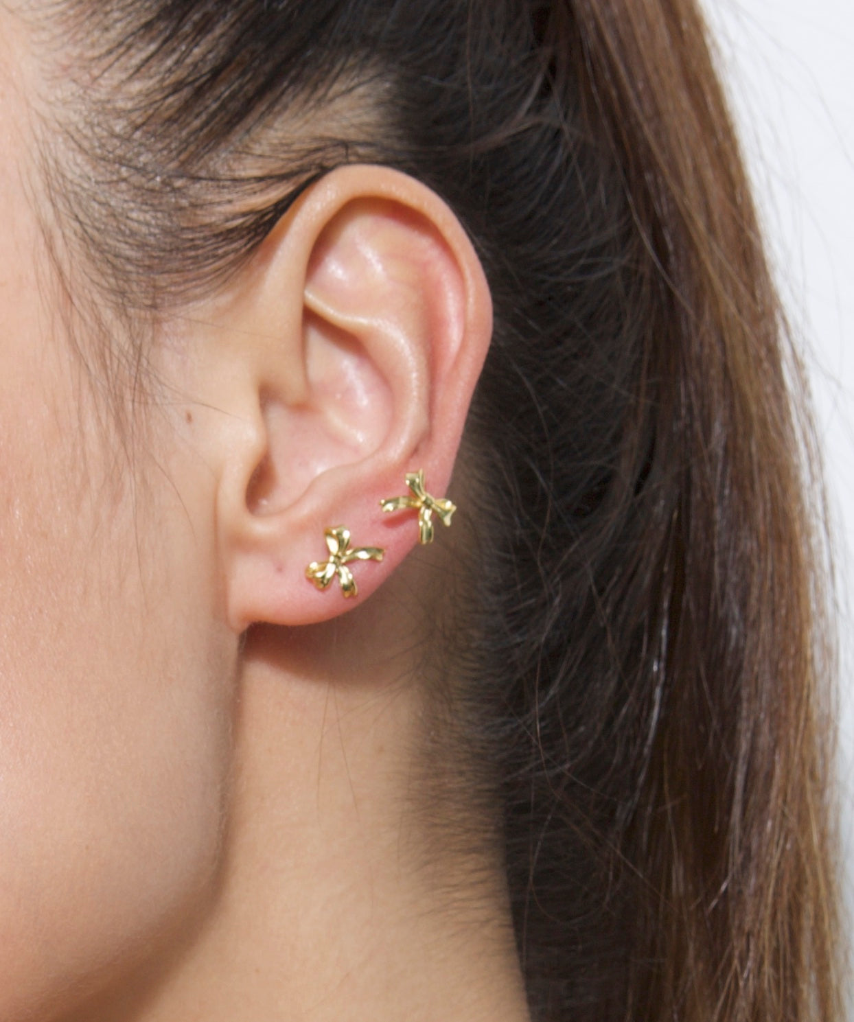 Ribbon Stud Earrings
