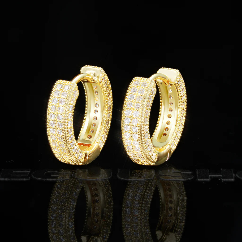 HIP HOP AAA CZ EARRING