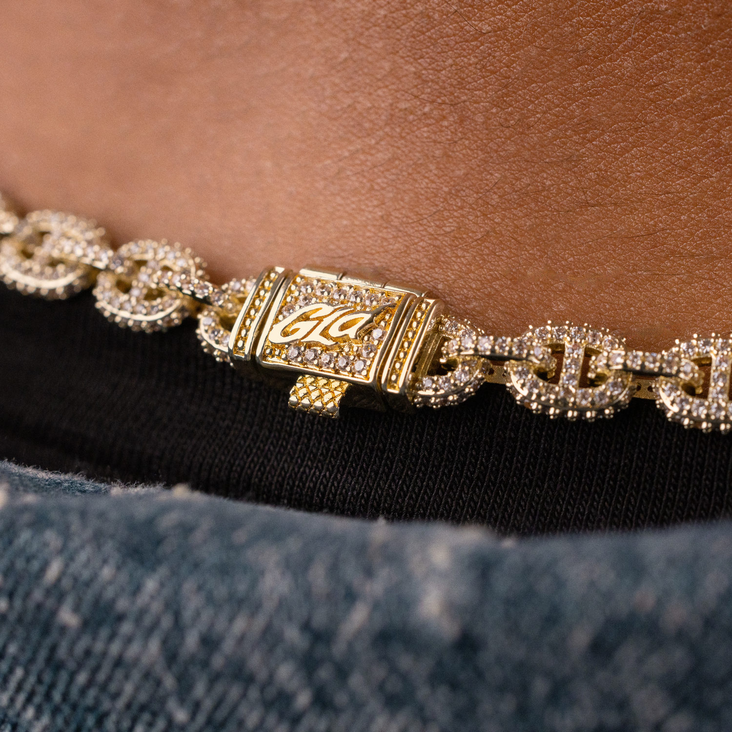 Micro Valentina Chain in Yellow Gold