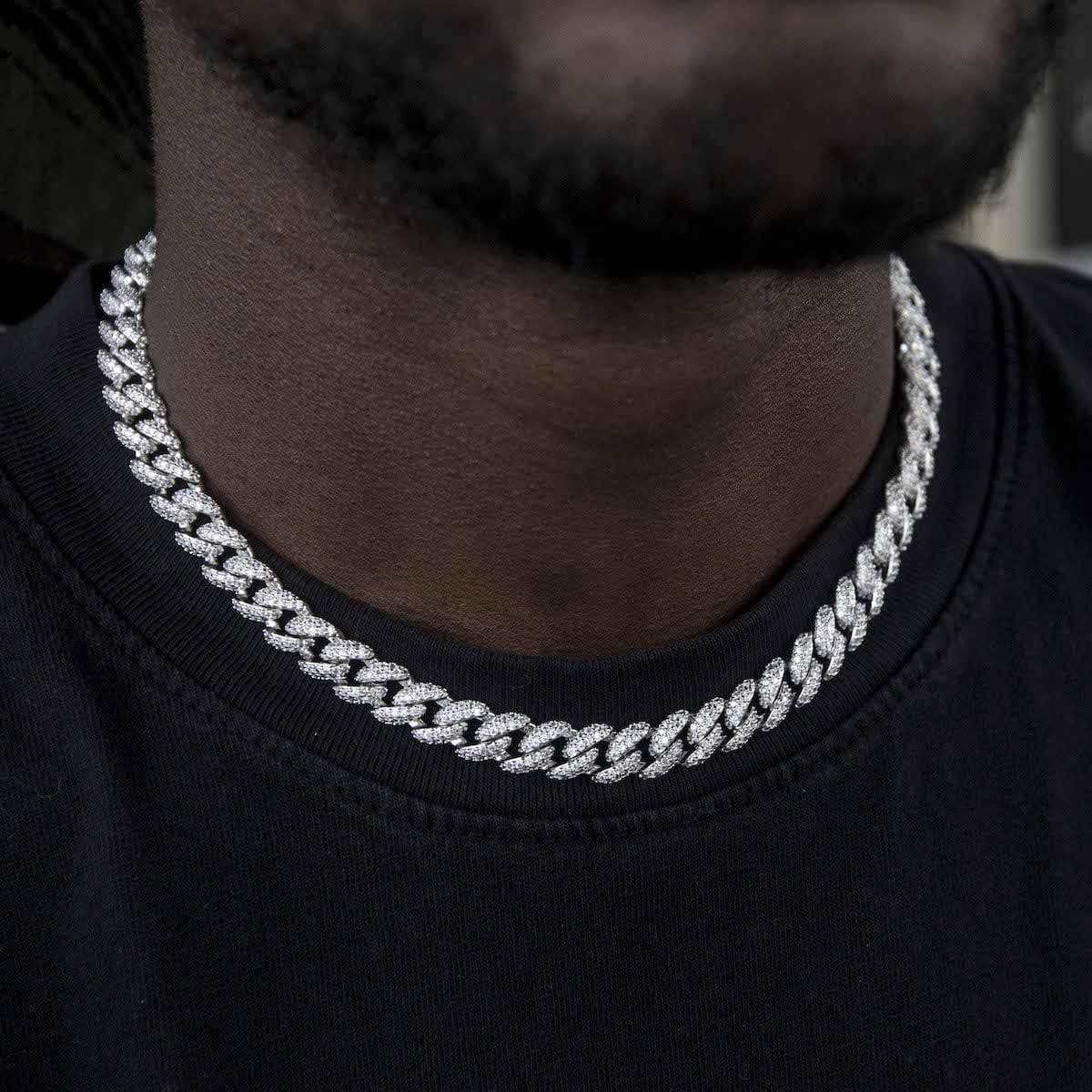 GLD Link Chain in White Gold - 8.5mm