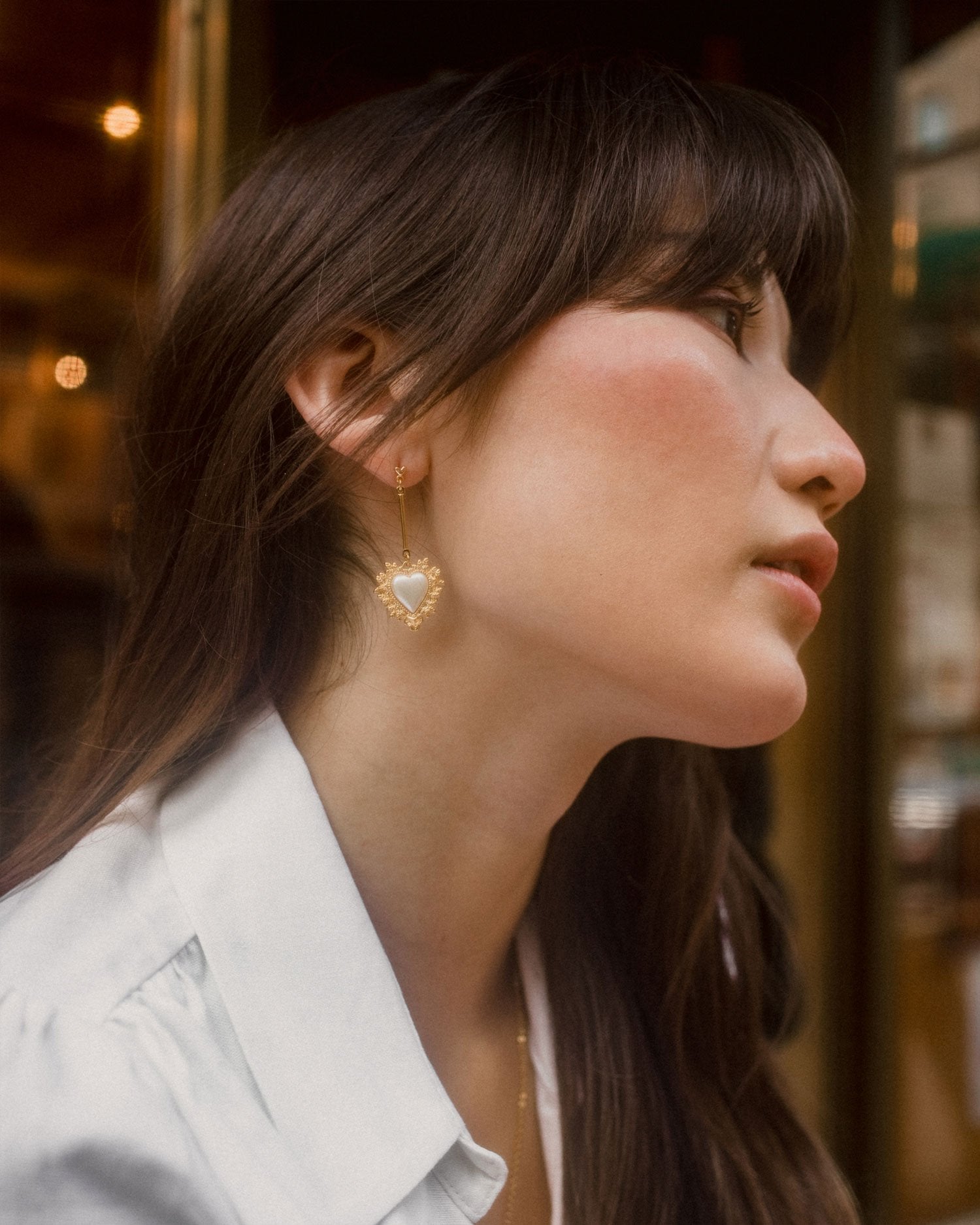 Baroque Heart Earrings