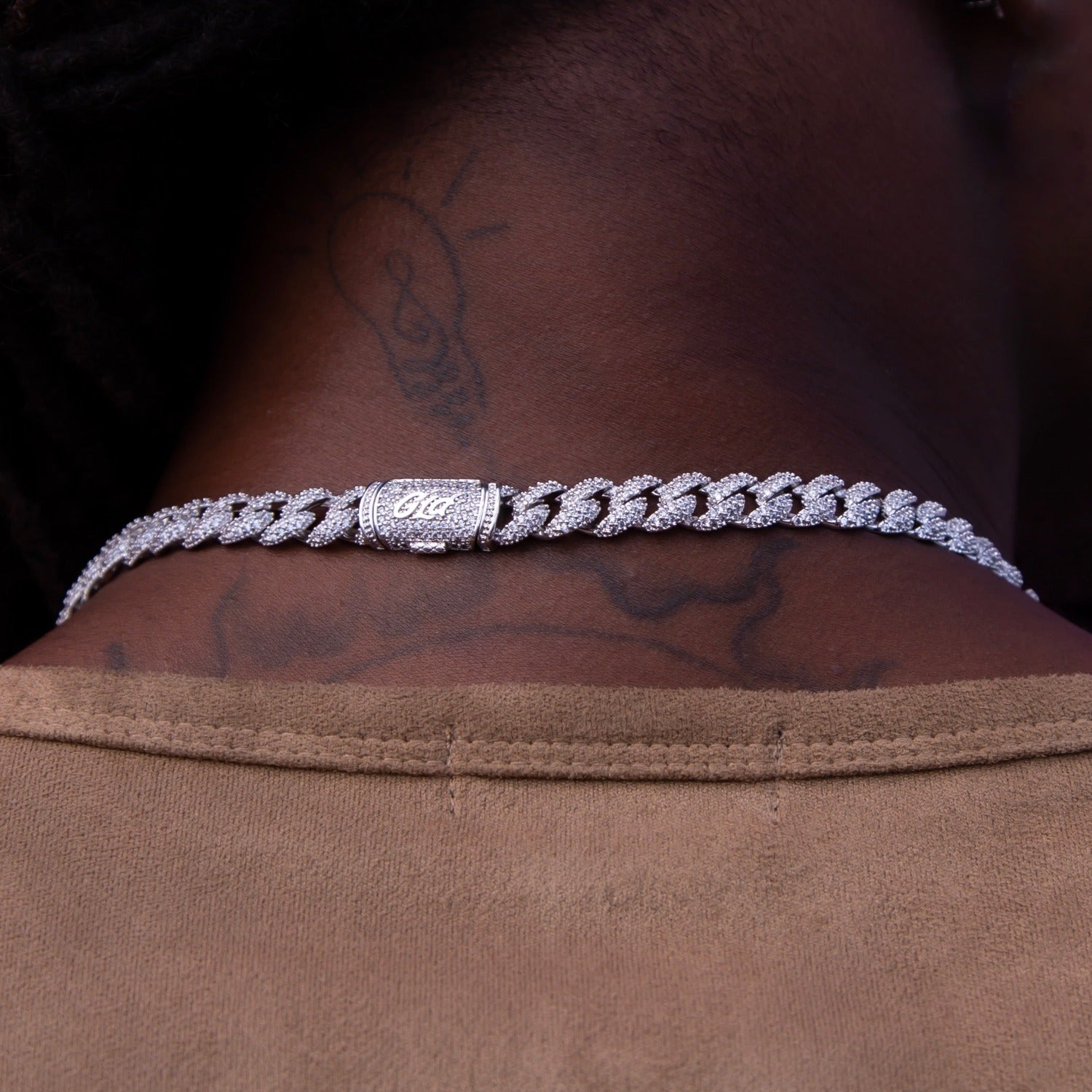GLD Link Chain in White Gold - 8.5mm