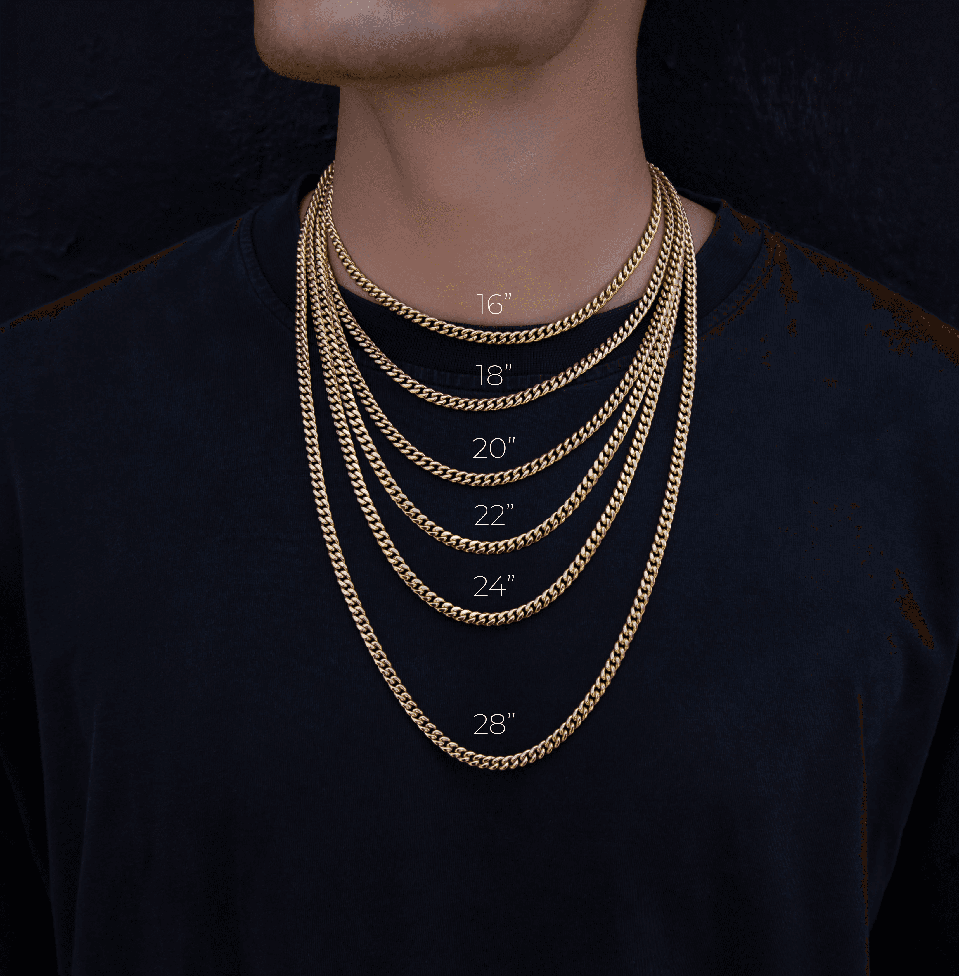 Rope Chain in White Gold - 2mm