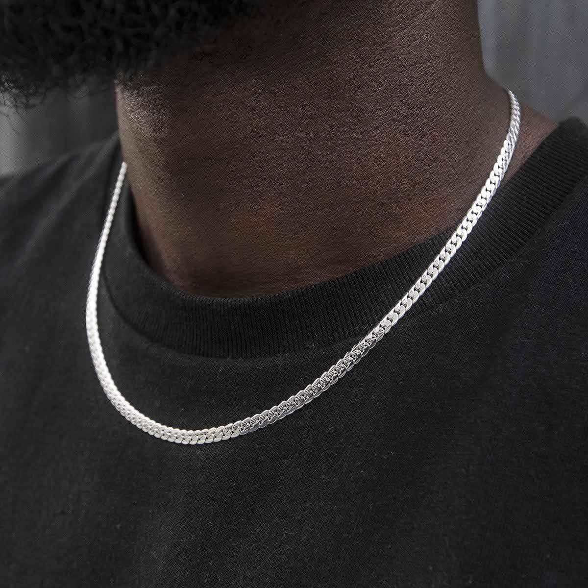 GLD Signature Cuban in White Gold - 4mm