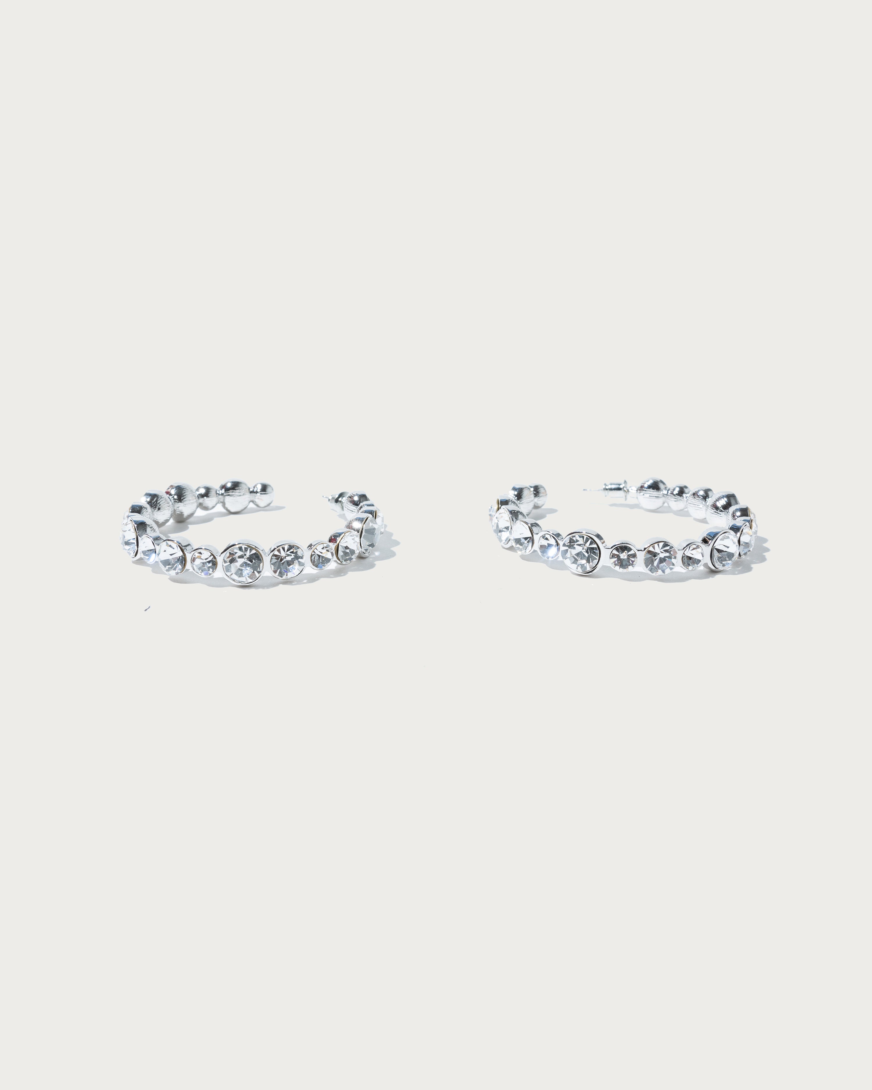 Diamond Hoop Earrings