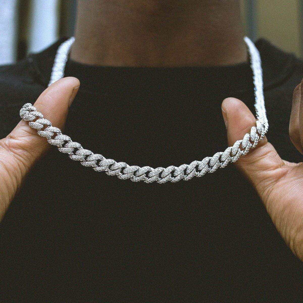 GLD Link Chain in White Gold - 8.5mm