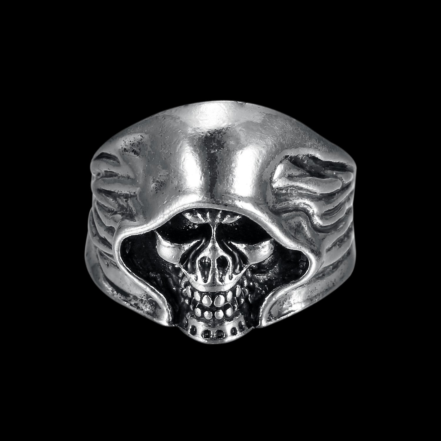 GRIM REAPER SKULL HEAD RING