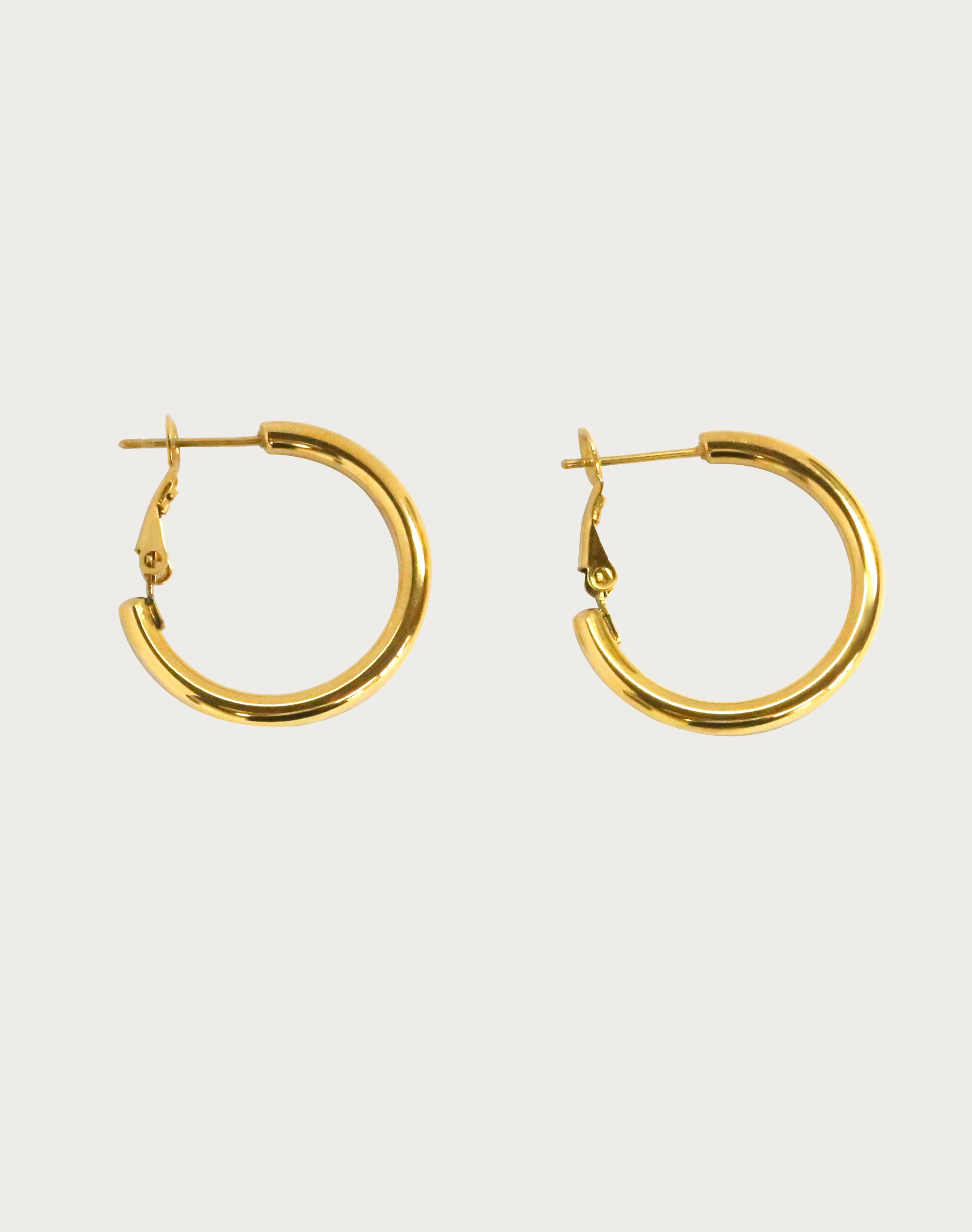 Gold Endless Hoop Earrings