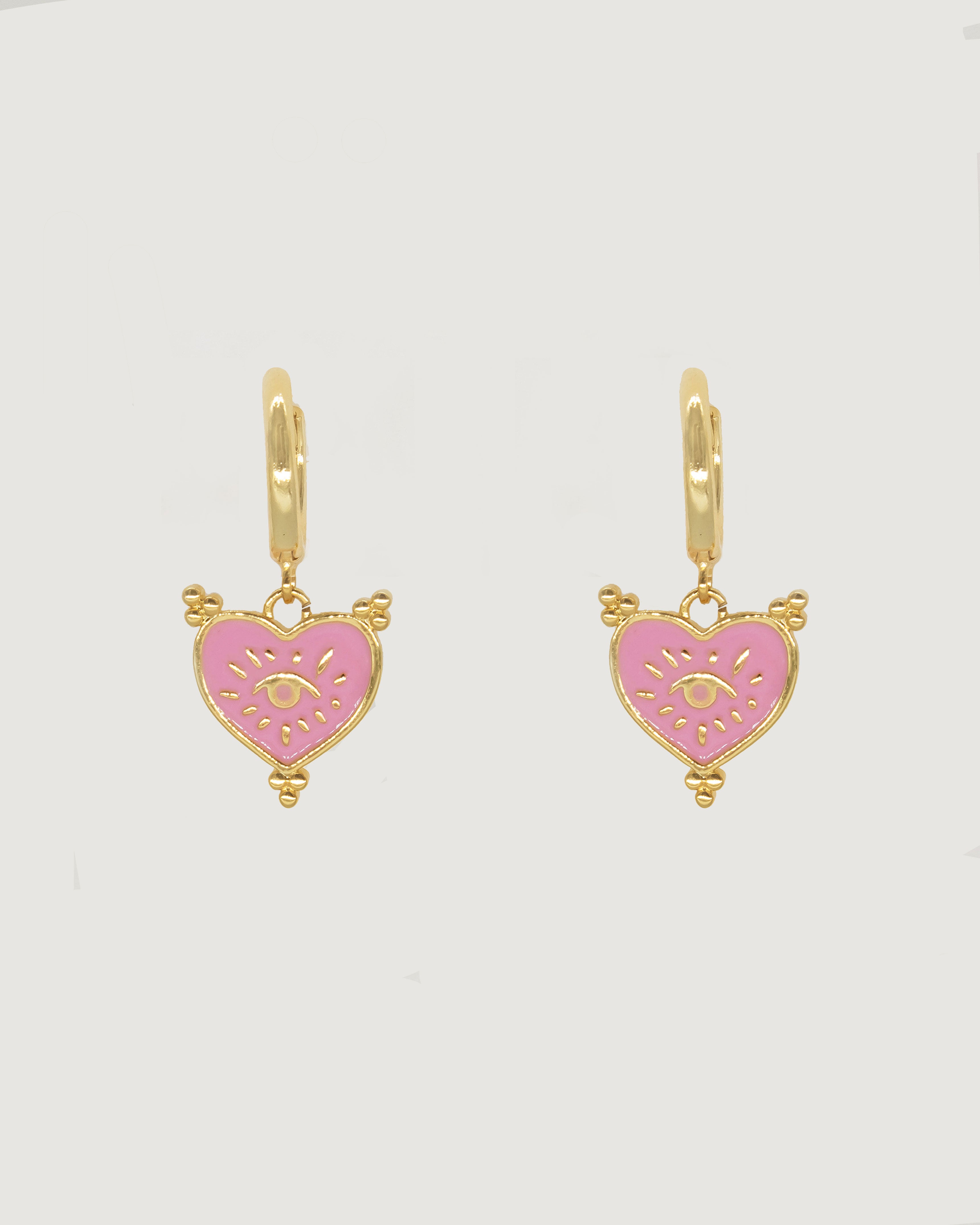 Heart Eye Earrings