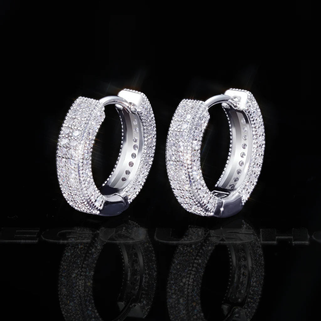 HIP HOP AAA CZ EARRING