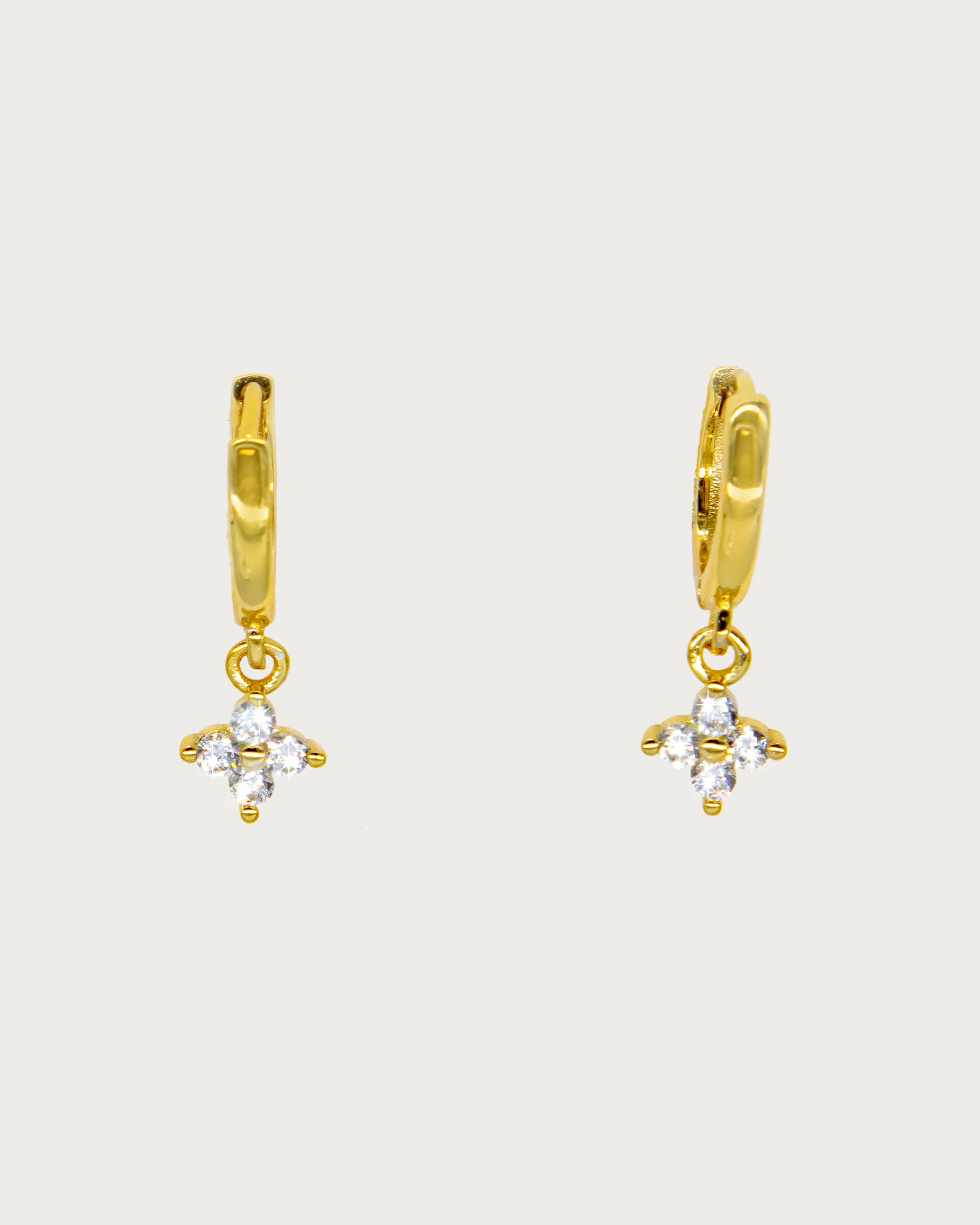 Clover Mini Hoop Earrings