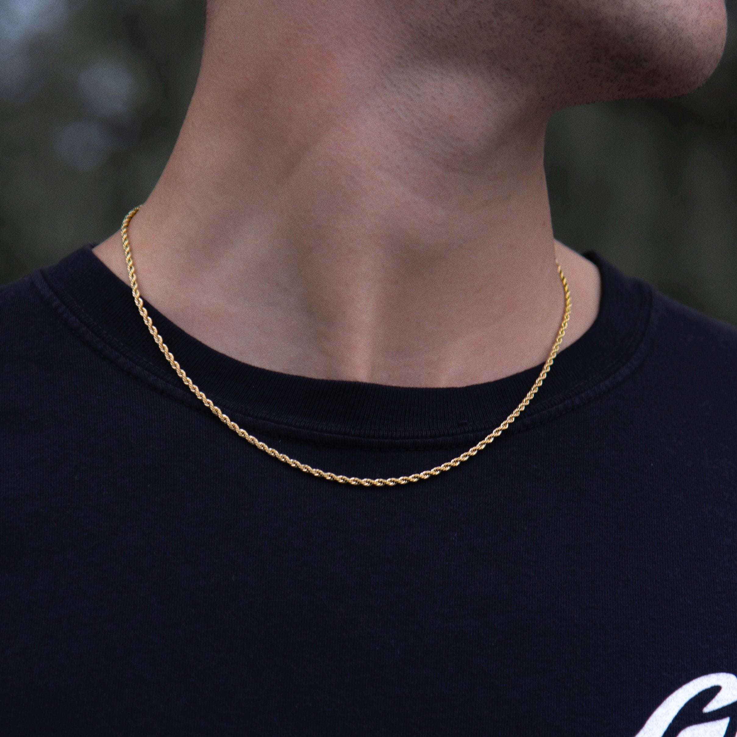 Rope Chain in Yellow Gold - 2mm