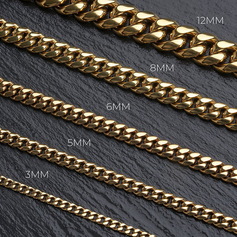 GLD Signature Cuban in White Gold - 12mm