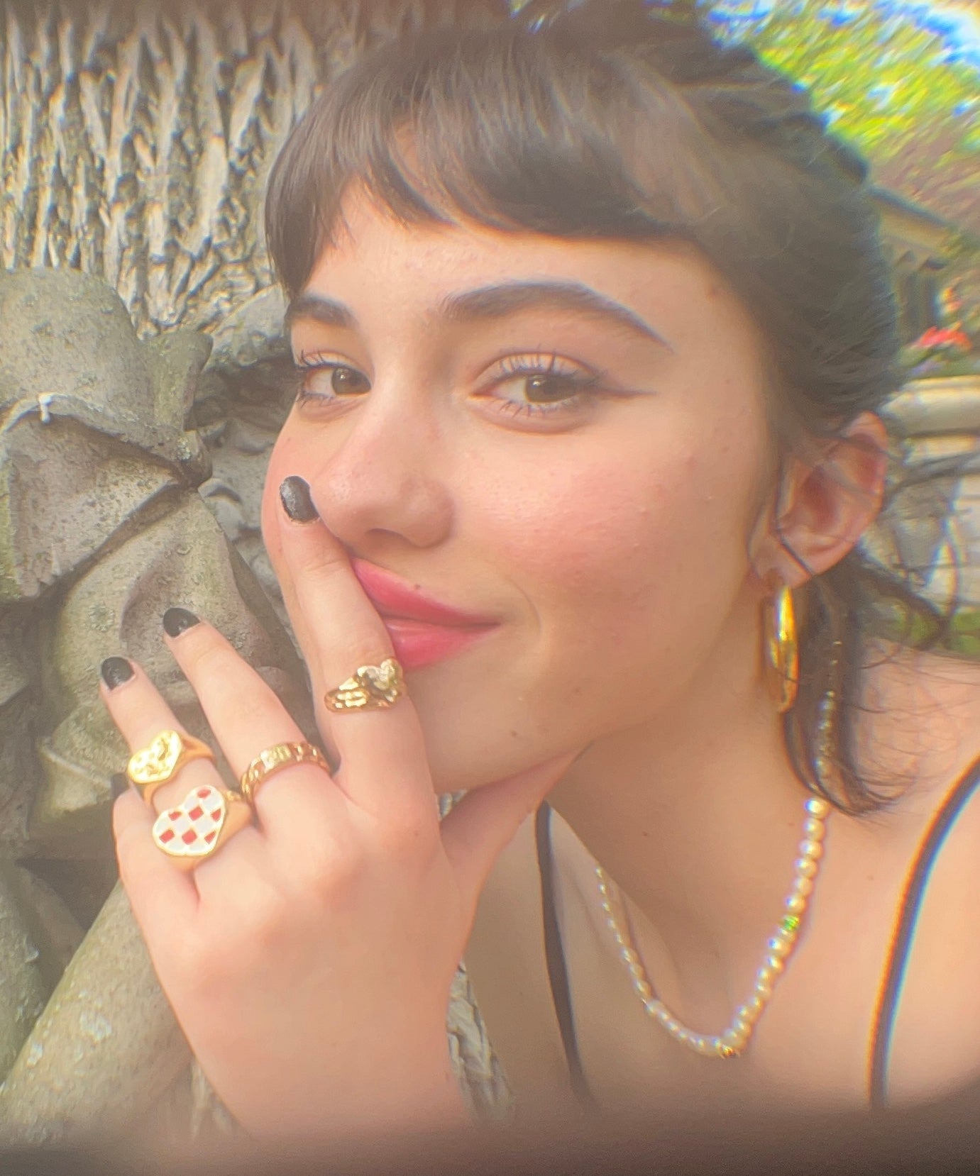 Gold Large Hoop Earrings