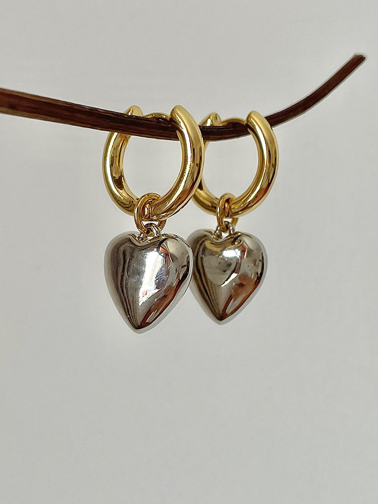 Audrey Heart Earrings