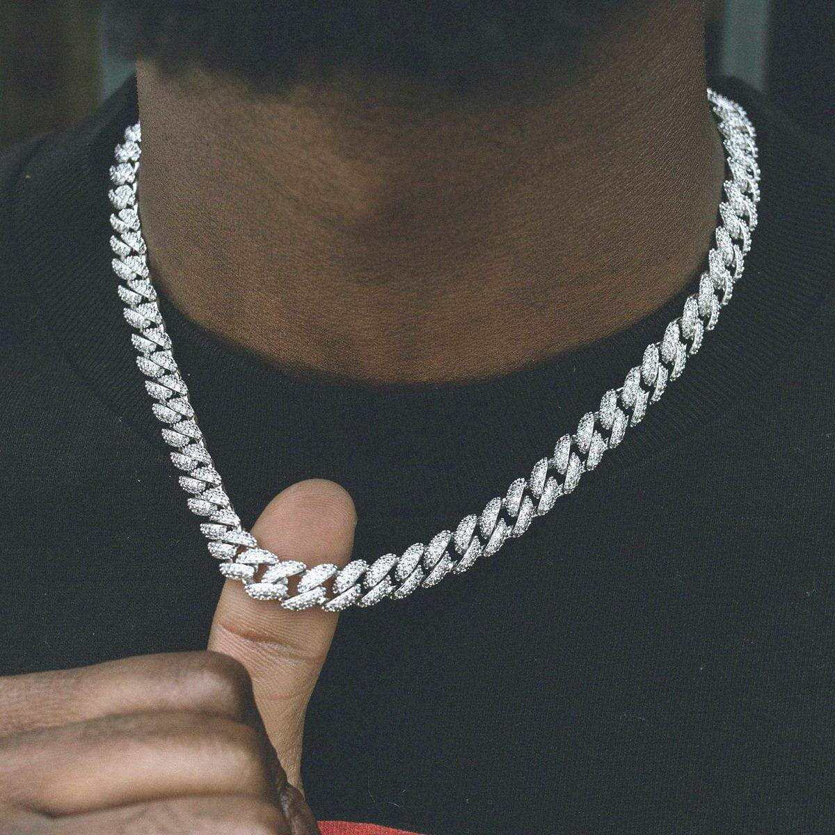 GLD Link Chain in White Gold - 8.5mm