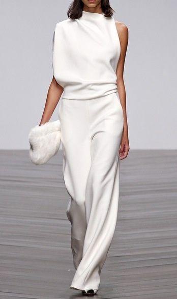 Women's Commuting Asymmetry Sleeve Pure Colour Jumpsuit