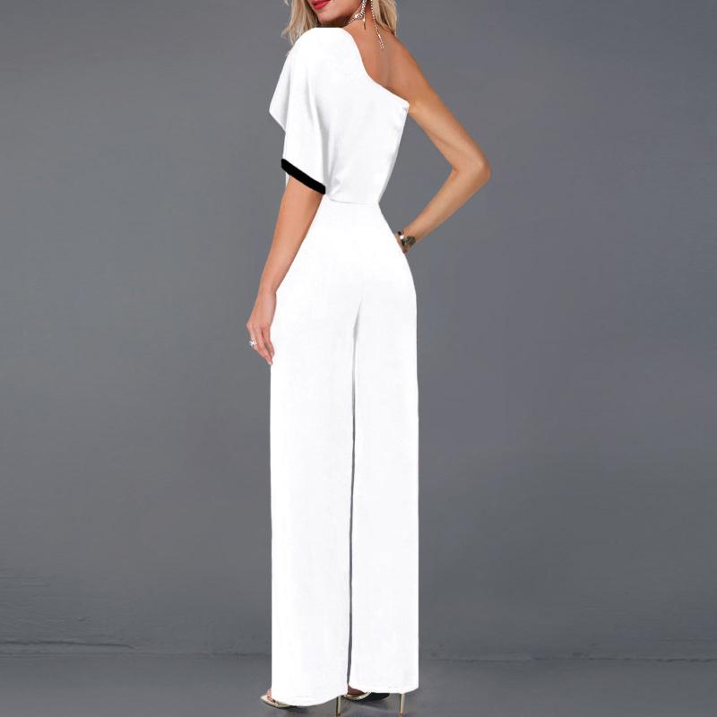 Fashion Face Print Single-sleeve Jumpsuit