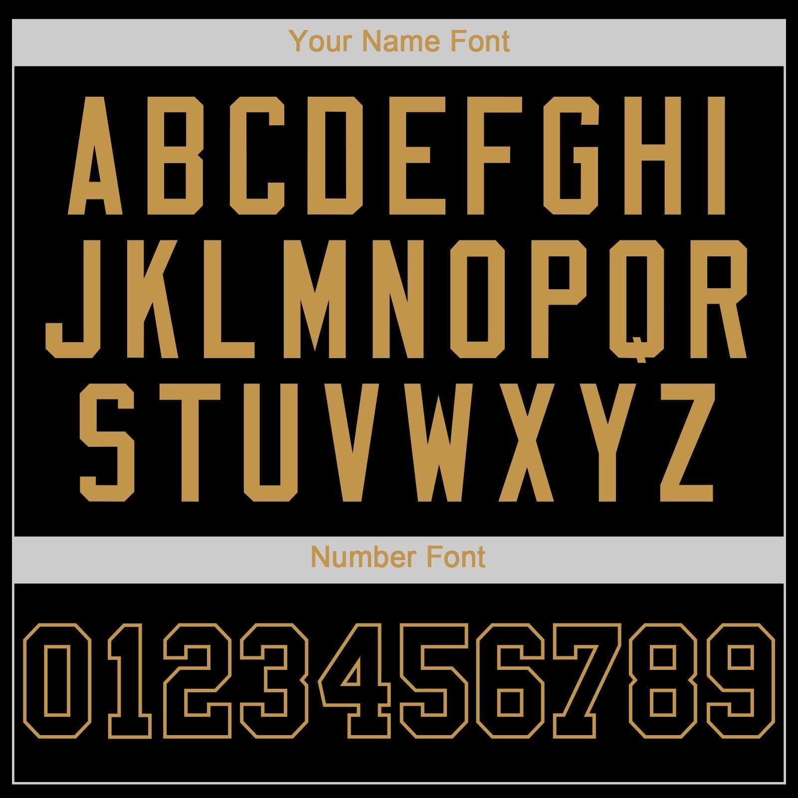 Custom Black Black-Old Gold Authentic Classic Baseball Jersey