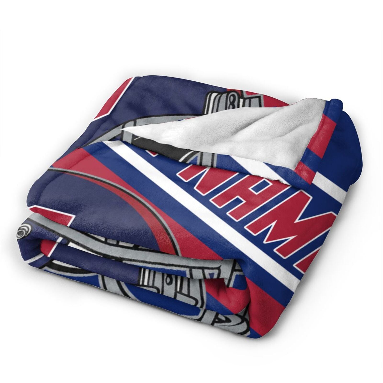 Custom Football City Map New York Fleece Throw Blanket Name Number for Fans Gifts