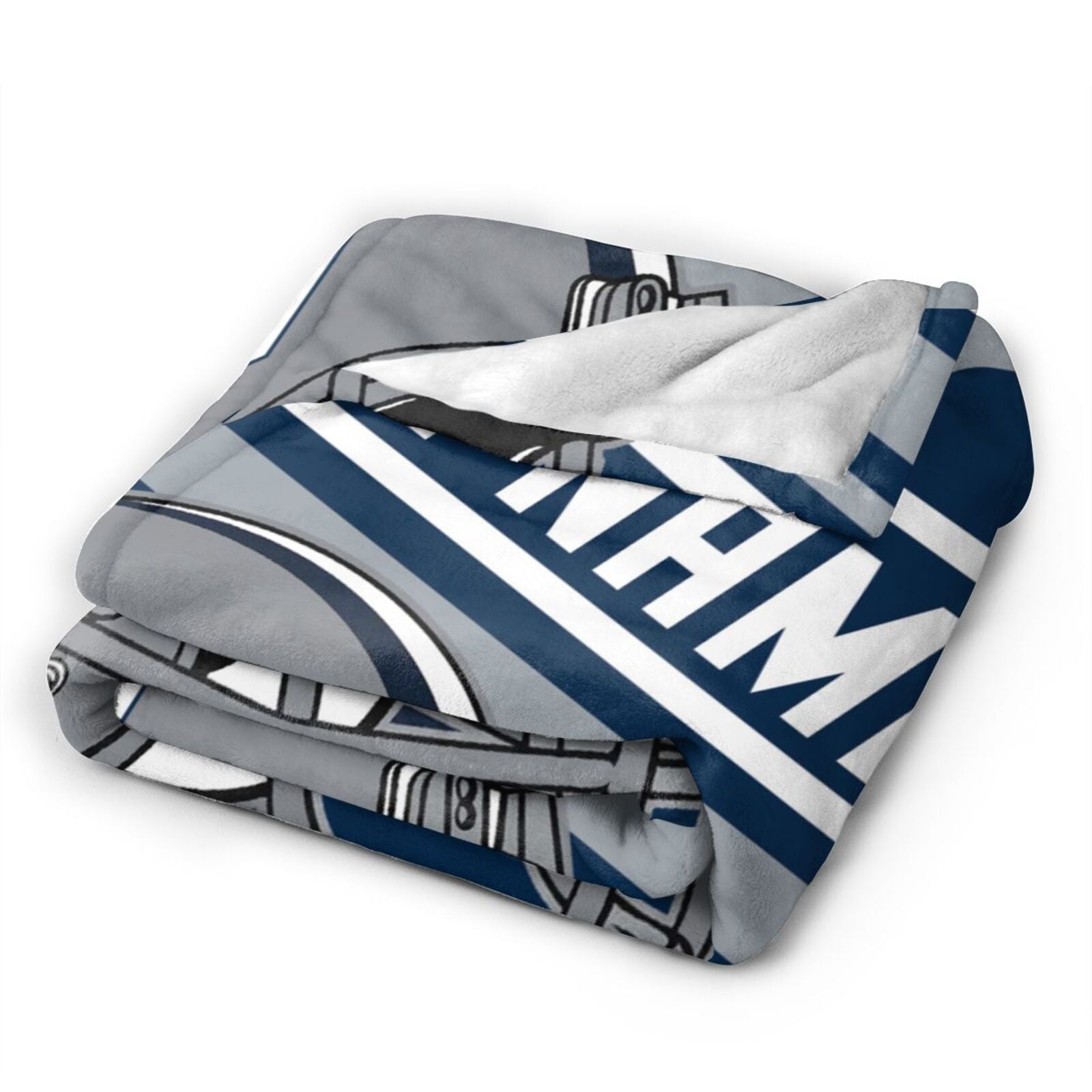 Custom Football City Map Dallas Fleece Throw Blanket Name Number for Fans Gifts