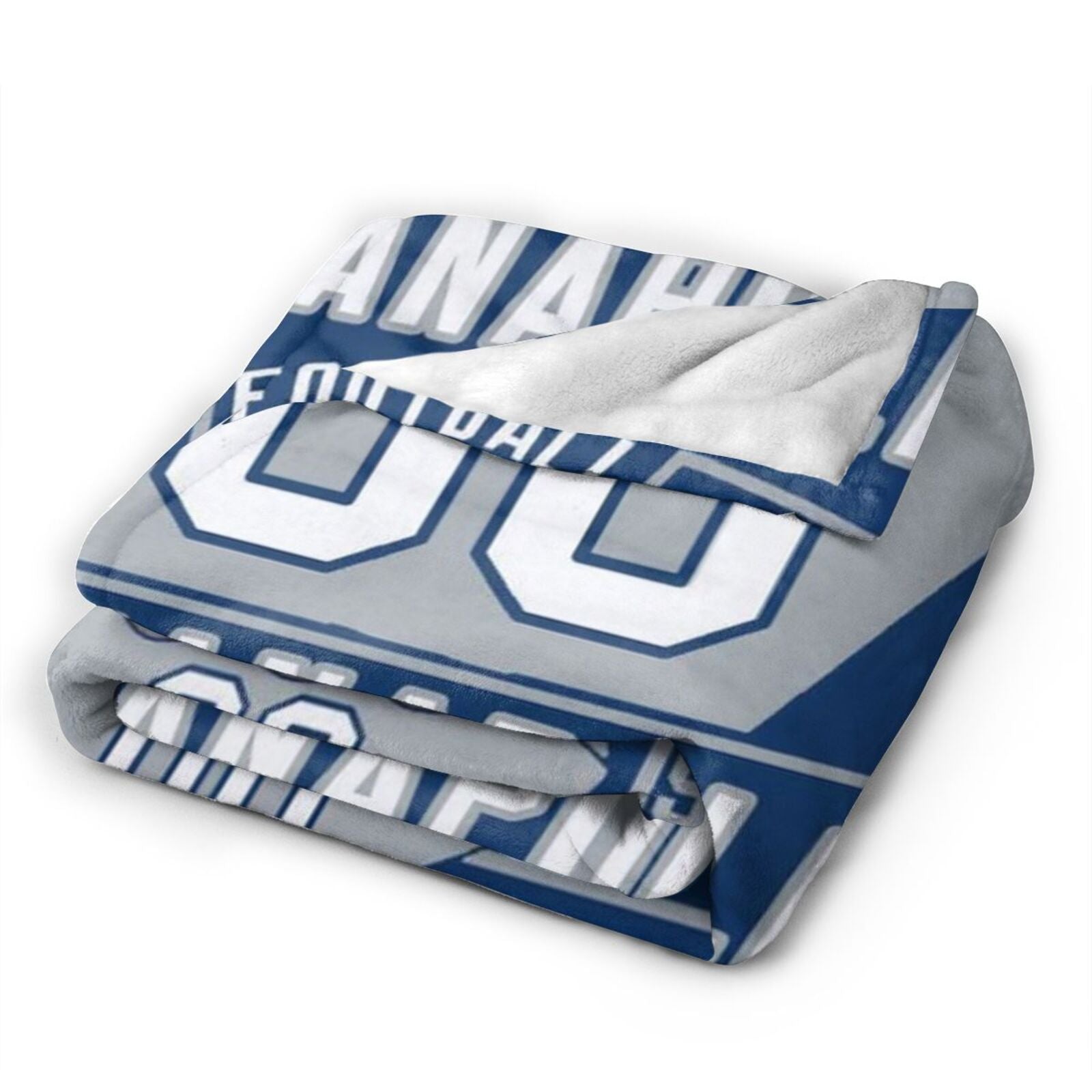 Custom Football City Indianapolis Fleece Throw Blanket With Name Number for Fans Gifts
