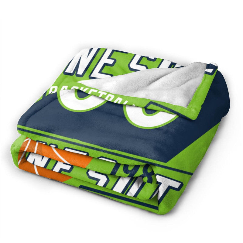 Custom Basketball Minnesota  Fleece Throw Blanket With Name Number for Fans Gifts