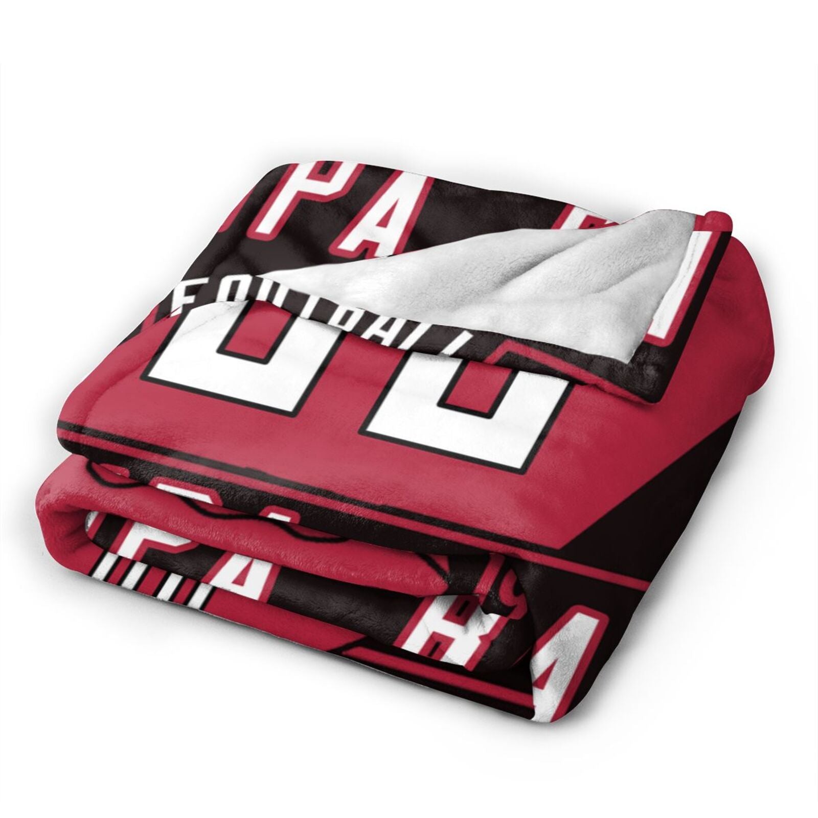 Custom Football City Tampa Bay Fleece Throw Blanket With Name Number for Fans Gifts