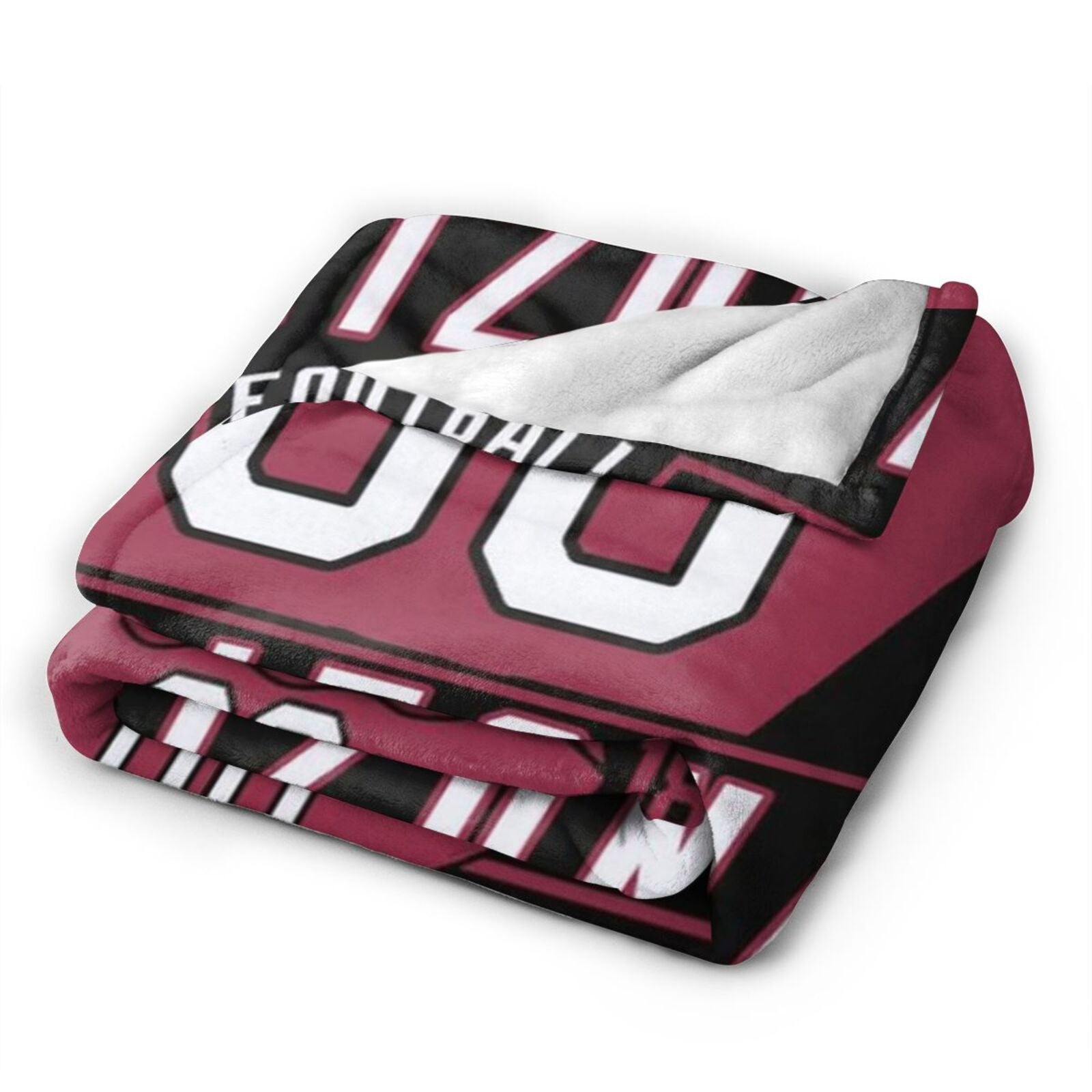 Custom Football Arizona City Fleece Throw Blanket With Name Number for Fans Gifts