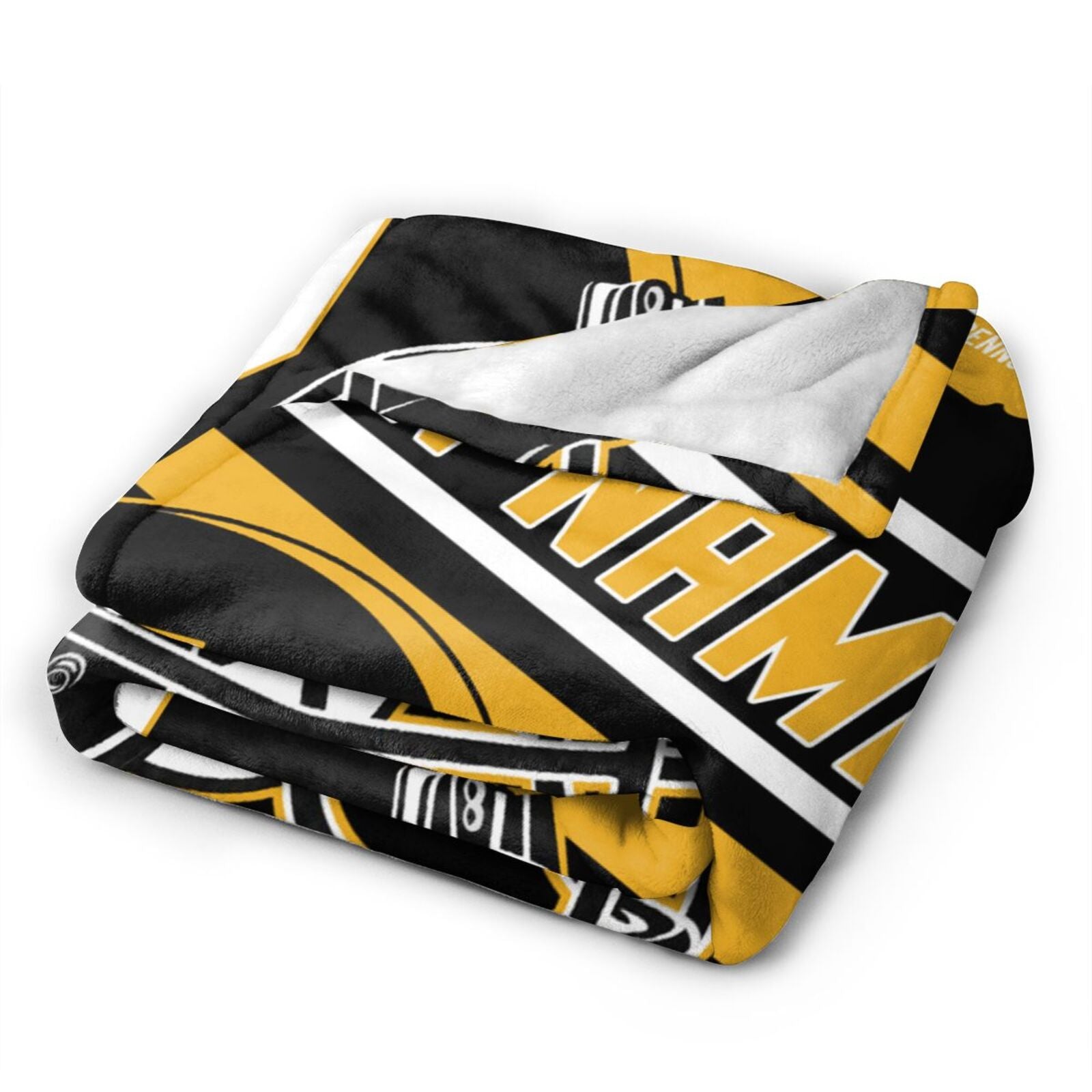 Custom Football City Map Pittsburgh Fleece Throw Blanket Name Number for Fans Gifts