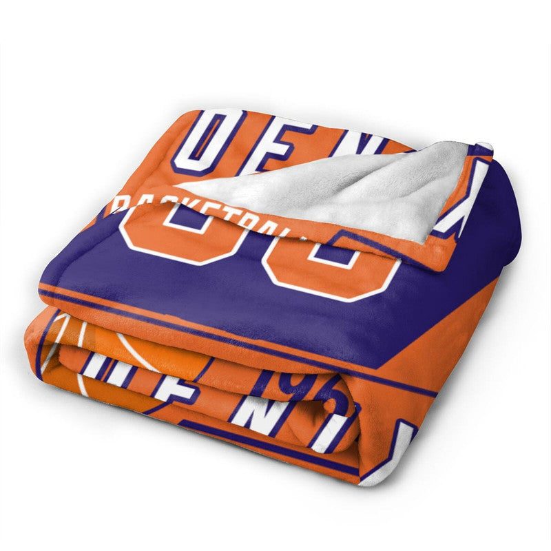 Custom Basketball Phoenix  Fleece Throw Blanket With Name Number for Fans Gifts