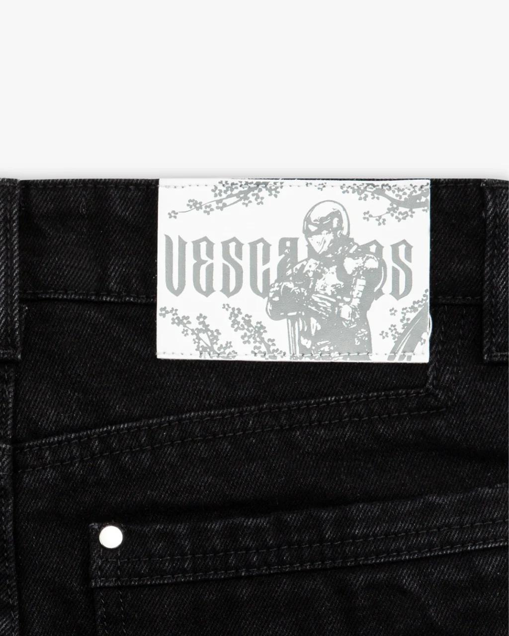 Blossom Black Denim