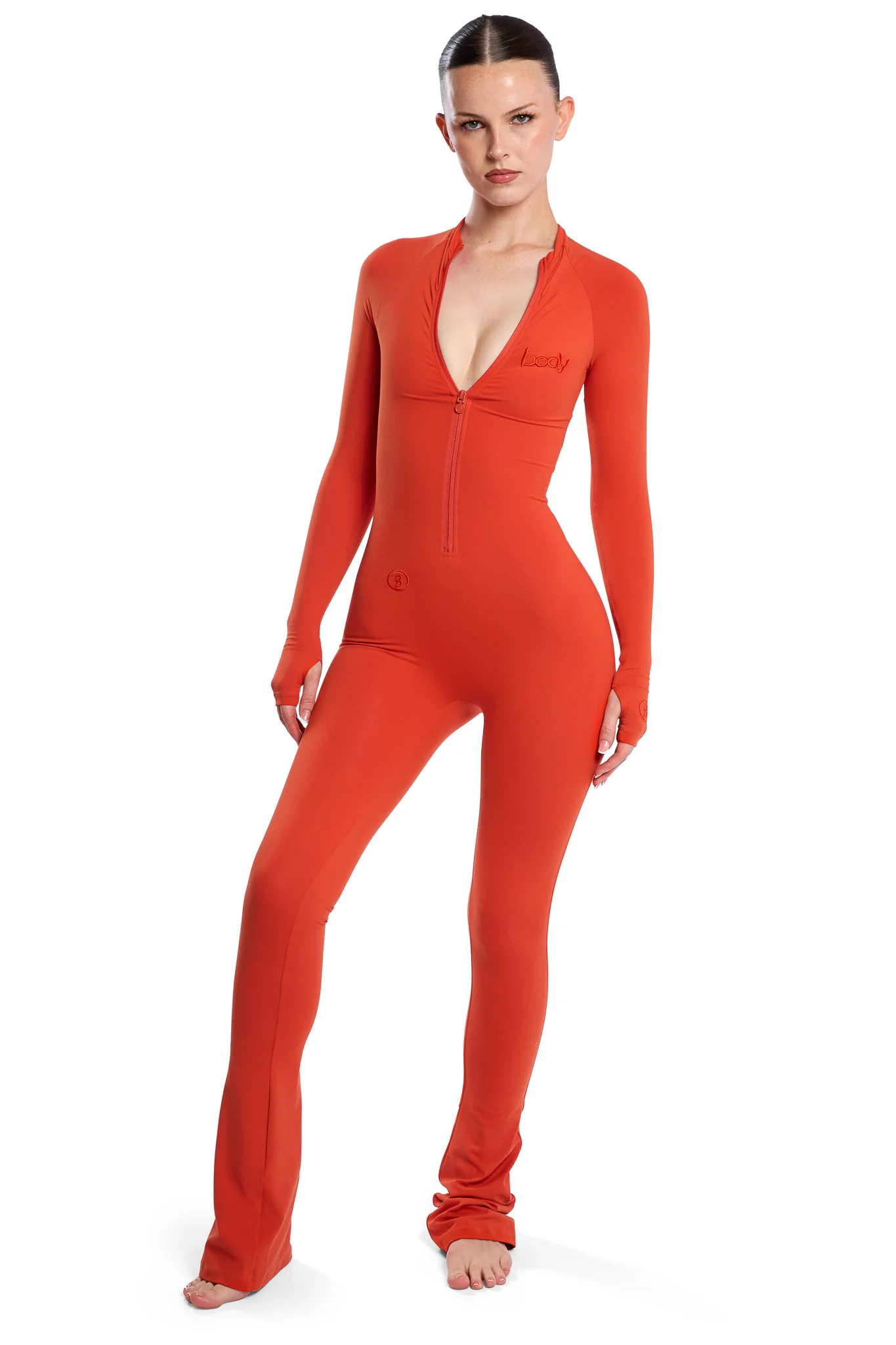 BASICS JUMPSUIT (PUMPKIN ORANGE)