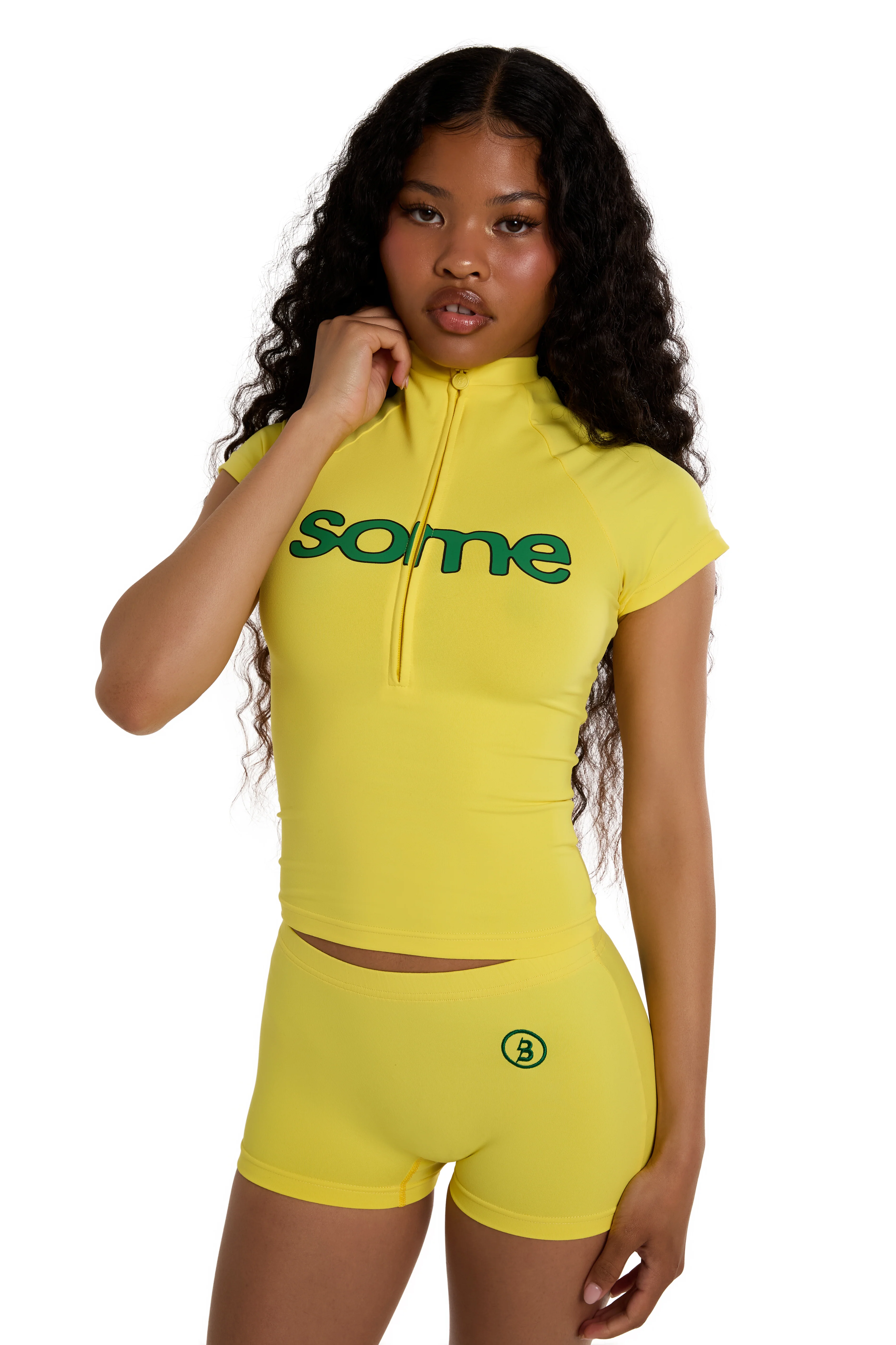 BODY X LATTO SHORT SLEEVE RAGLAN (YELLOW/GREEN)