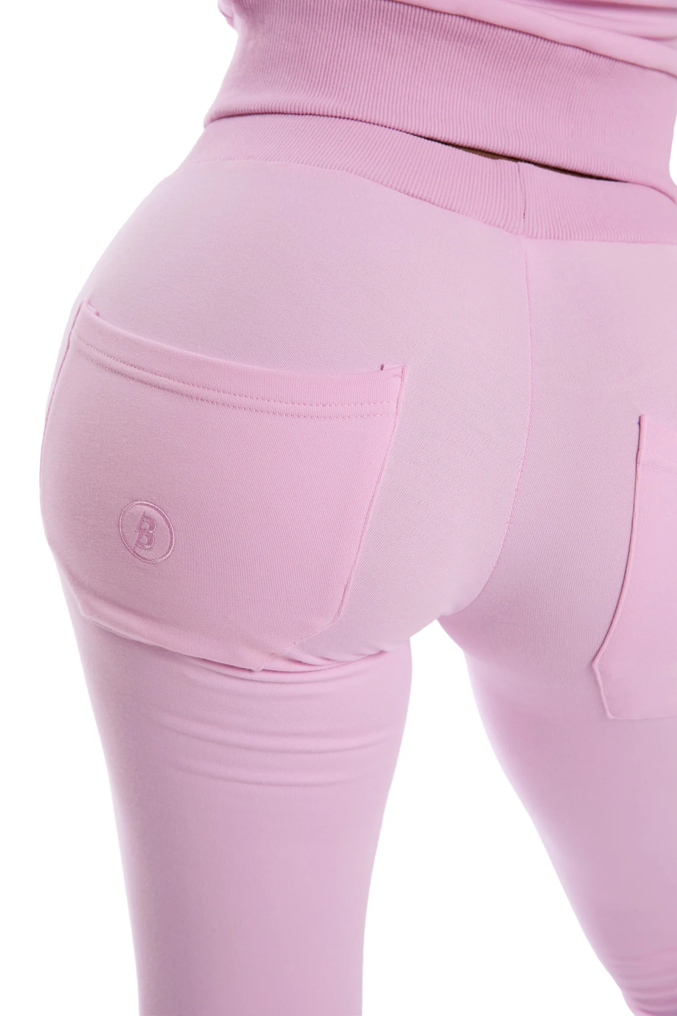 BODY KNITWEAR PANTS (BABY PINK)