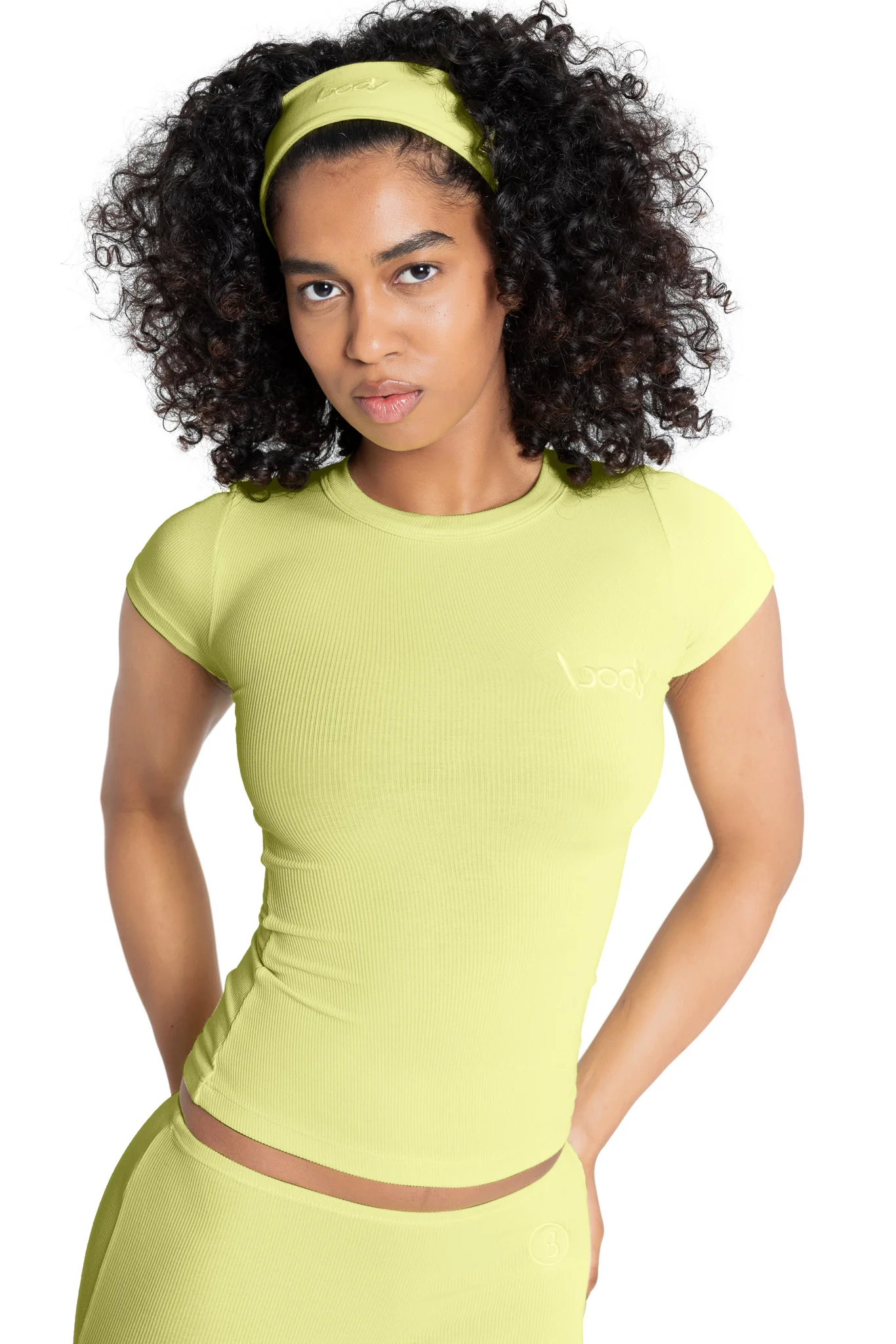 RIBBED HEADBAND (YELLOW)