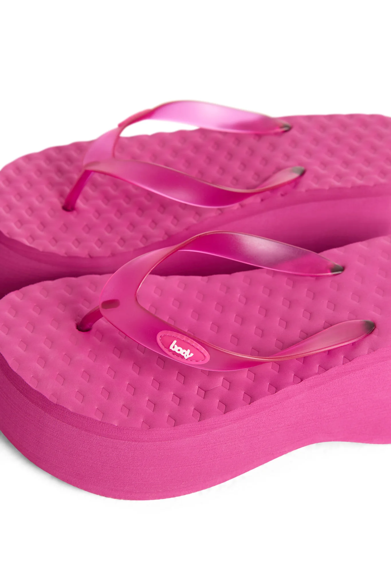 BODY FLIP FLOPS (PINK THIN STRAP)