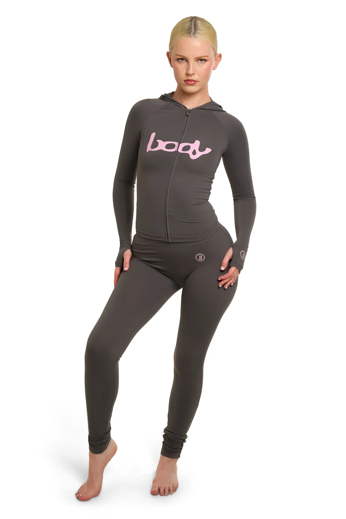 BASICS ULTRA LOW-RISE LEGGINGS 2.0 (GREY/LILAC)