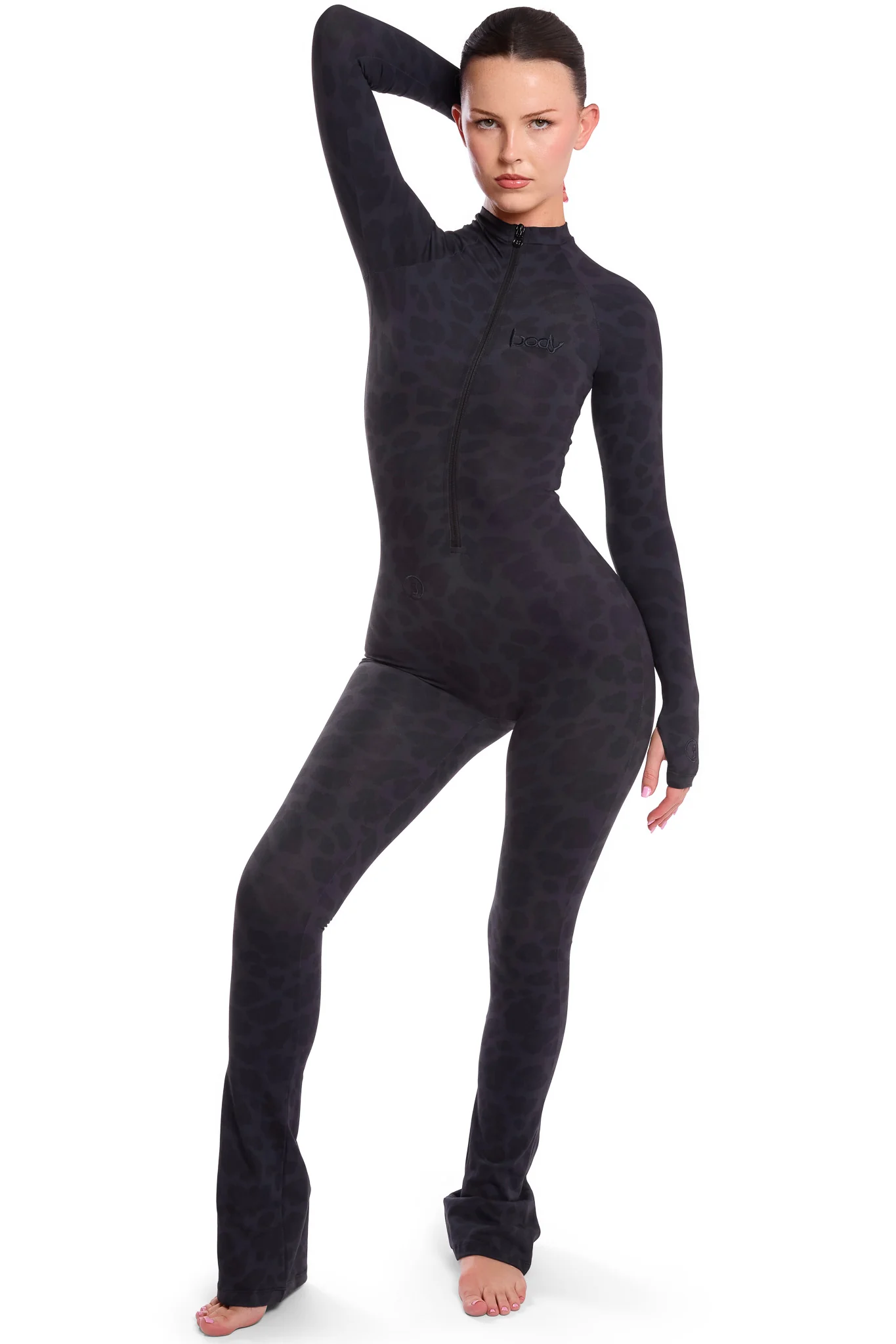 BASICS JUMPSUIT (DARK GIRAFFE)