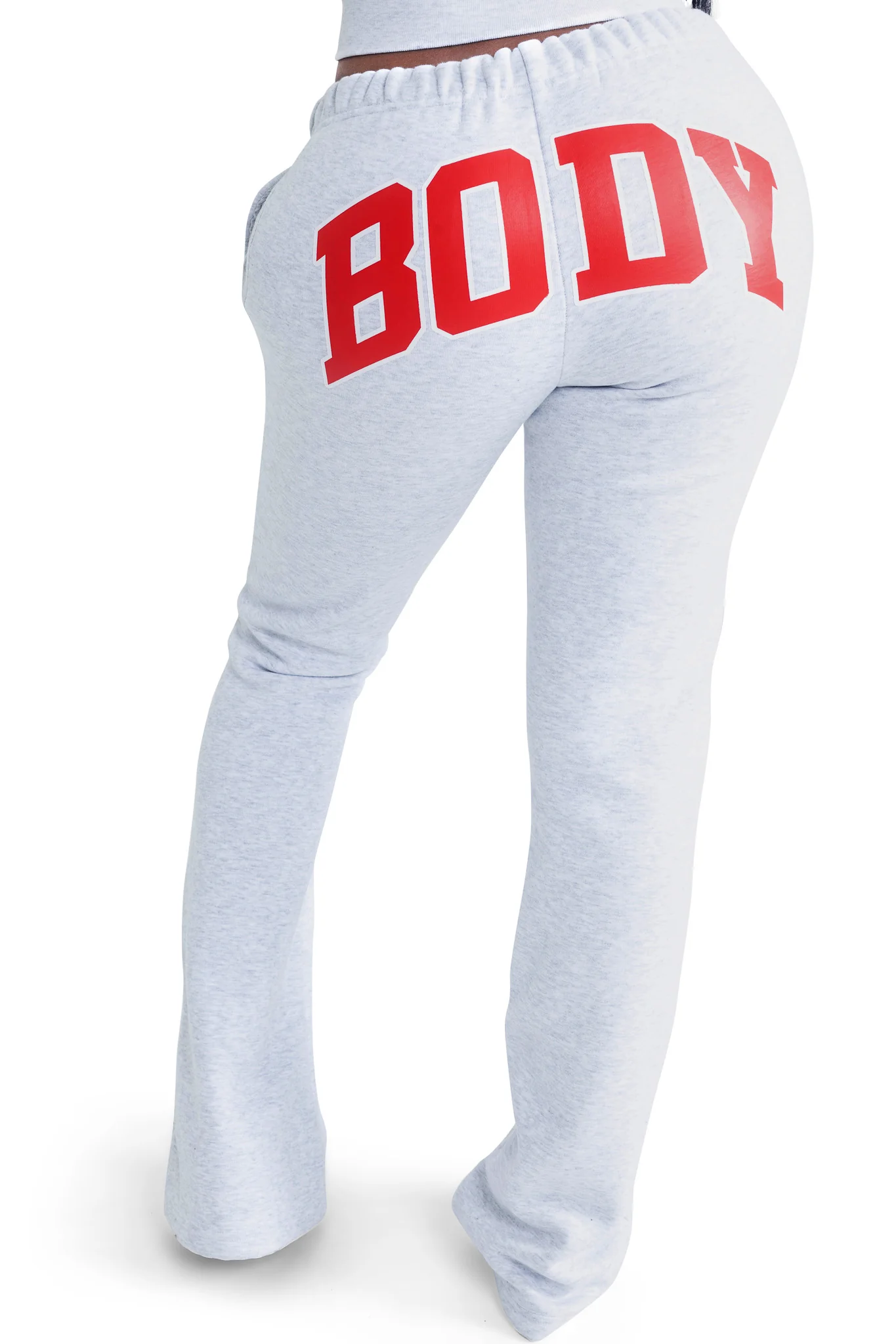PRE-ORDER - BACKSHOT SWEATPANTS 2.0 (HEATHER GREY/RED)