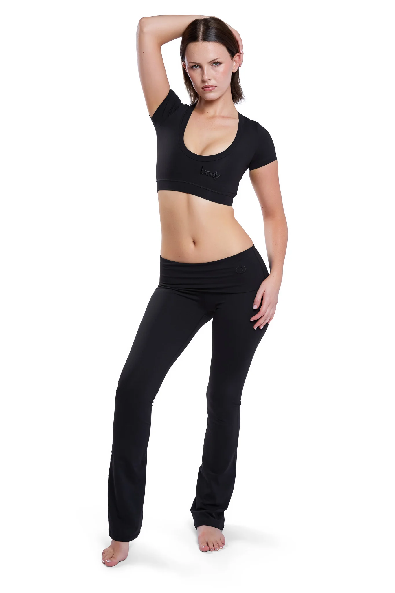 YOGA CROP TOP (BLACK)
