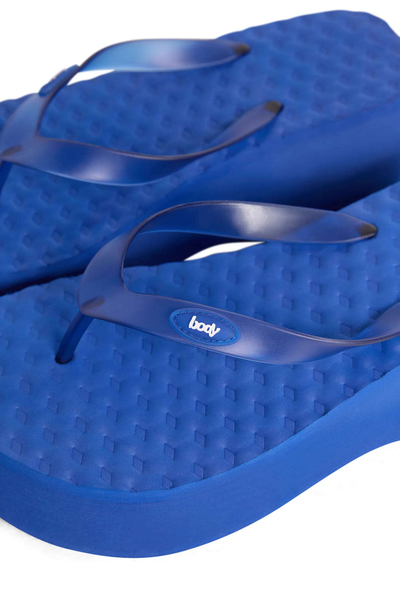 BODY FLIP FLOPS (BLUE THIN STRAP)