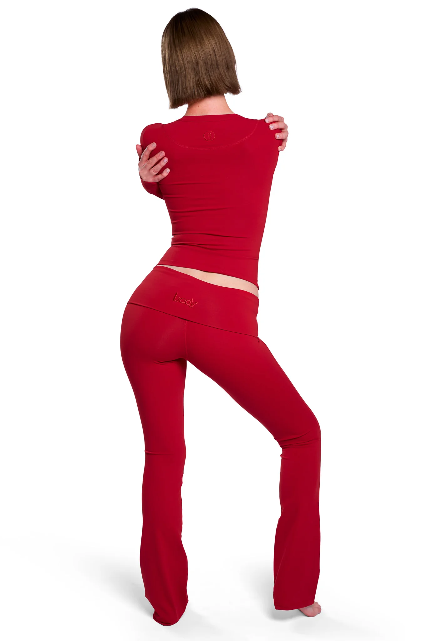 YOGA PANTS (FIRE RED)
