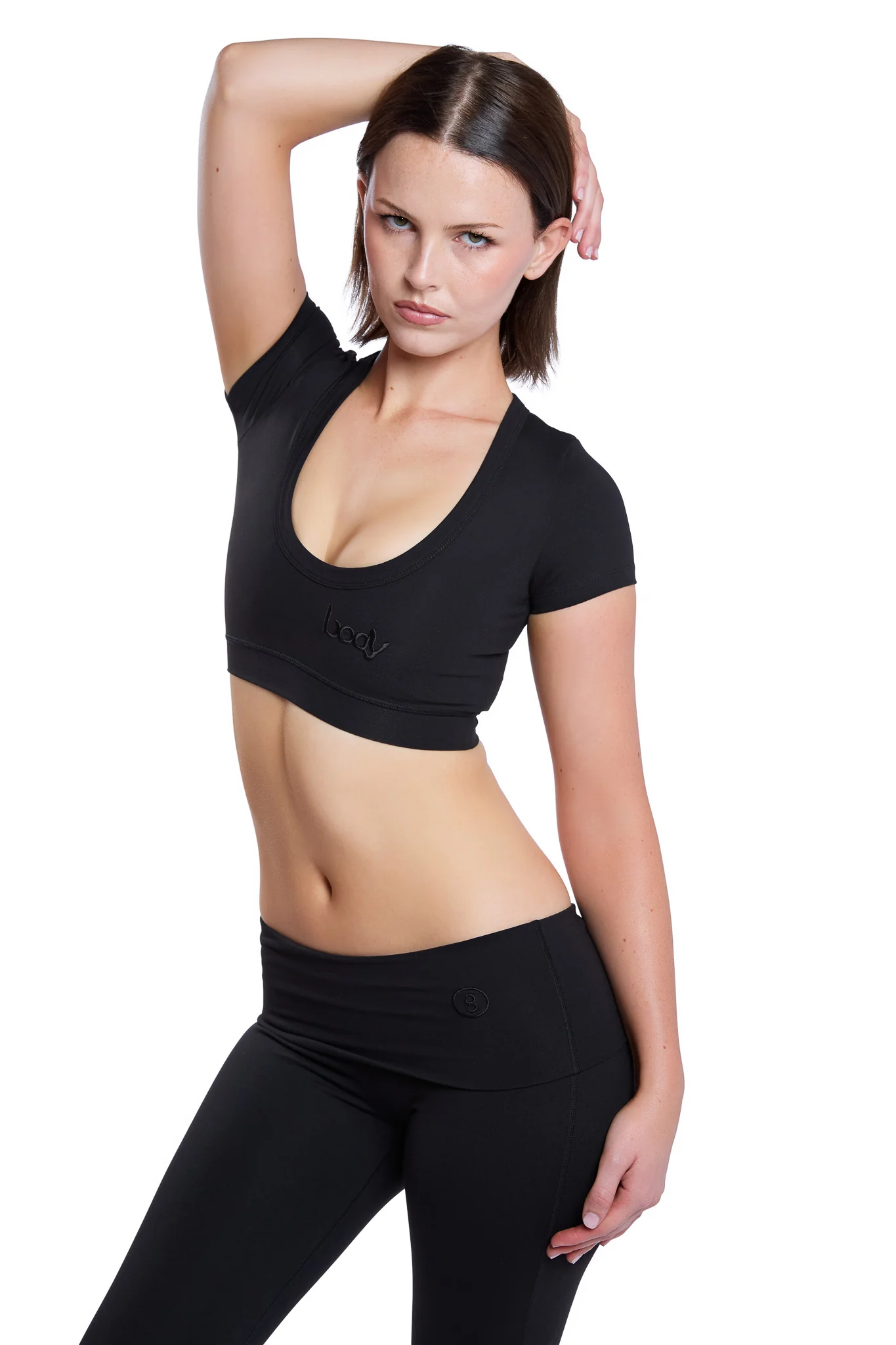 YOGA CROP TOP (BLACK)