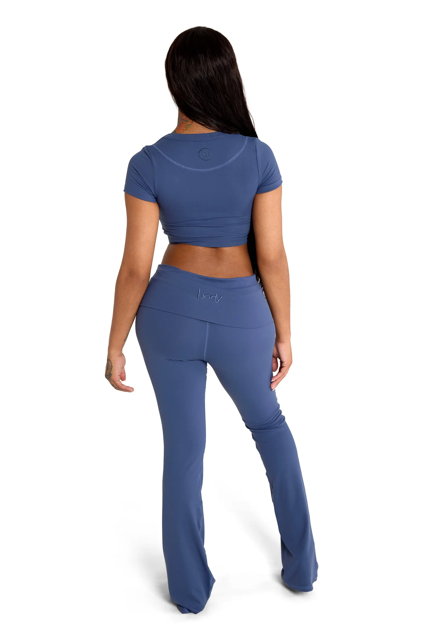 YOGA CROP TOP (VIBRANT NAVY)